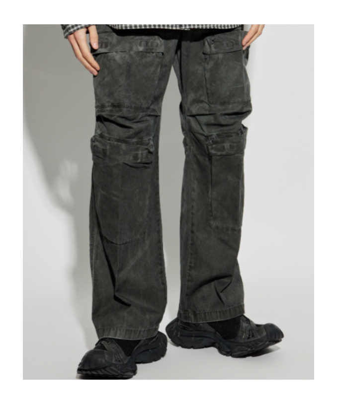 Diesel Elastic Waistband Casual Pants In Black