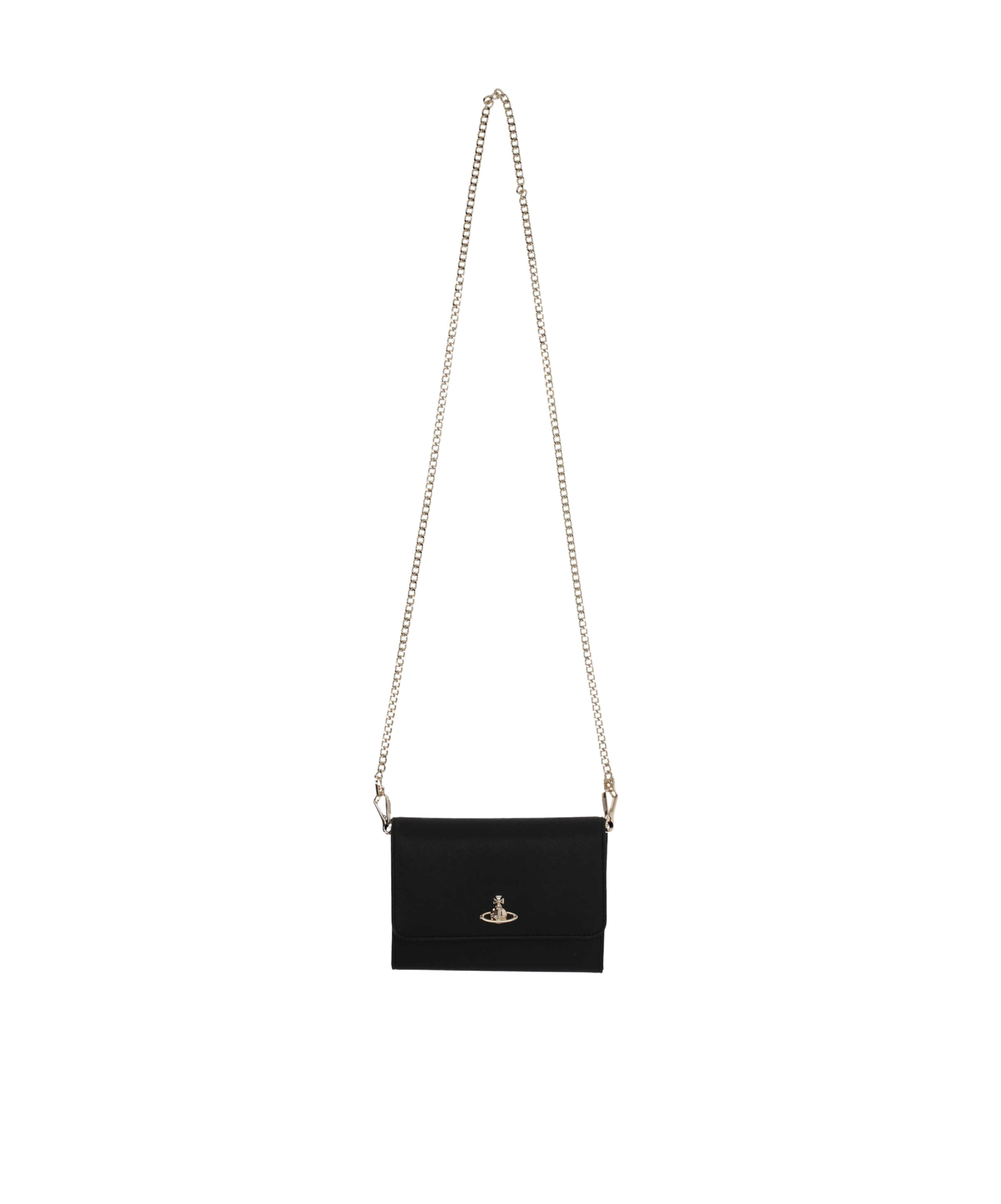 Vivienne Westwood Saturn Shoulder Bag In Black