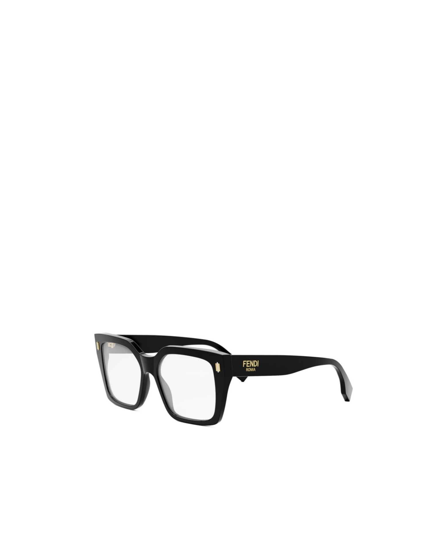 Fendi Eyewear Square Frame Glasses In Black