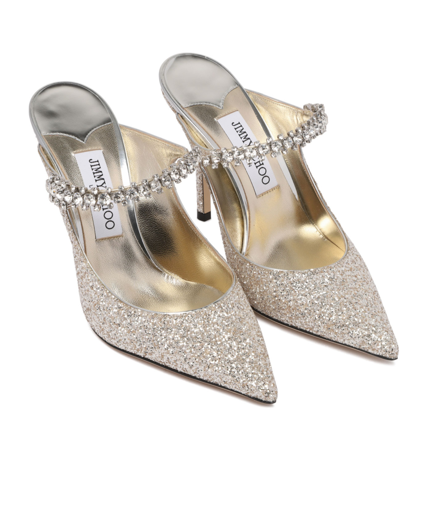 JIMMY CHOO POINTED HIGH HEEL SANDALS
