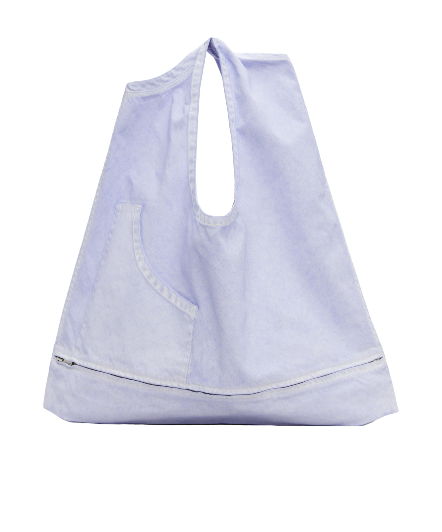 Issey Miyake Sculptural Convertible Vest Shoulder Bag In Blue