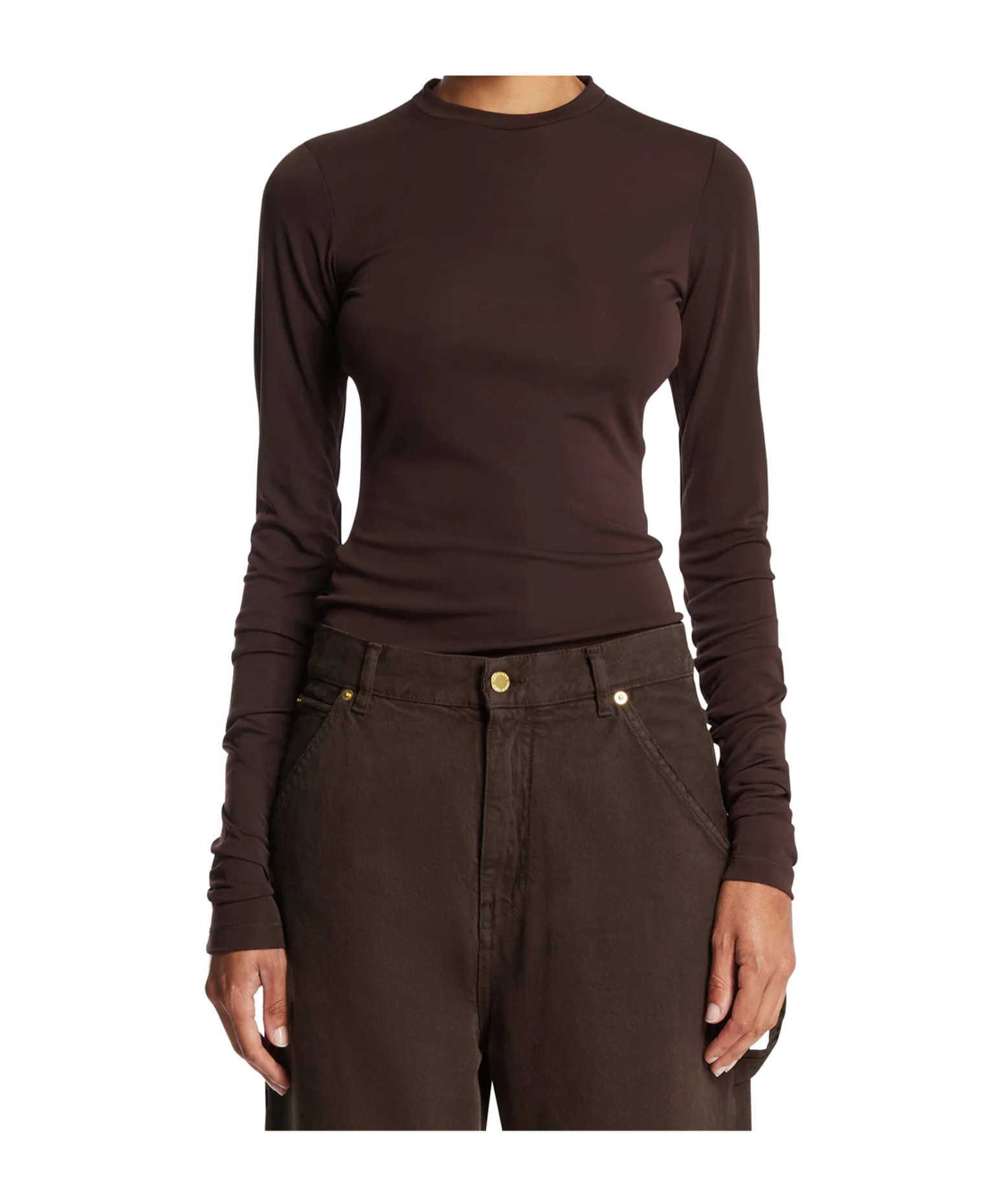 Darkpark Long Sleeve Top In Multi