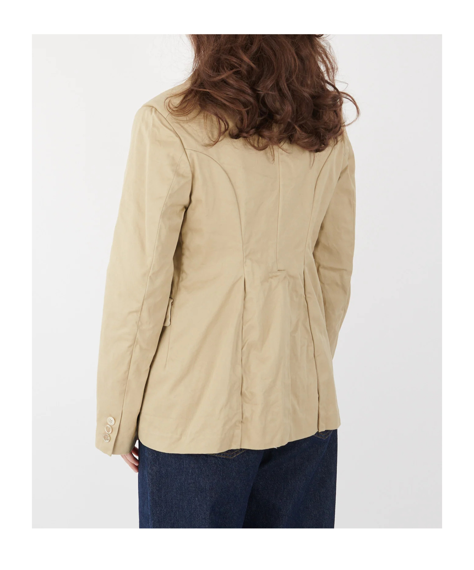 Shop Comme Des Garçons Long-sleeved Suit Jacket