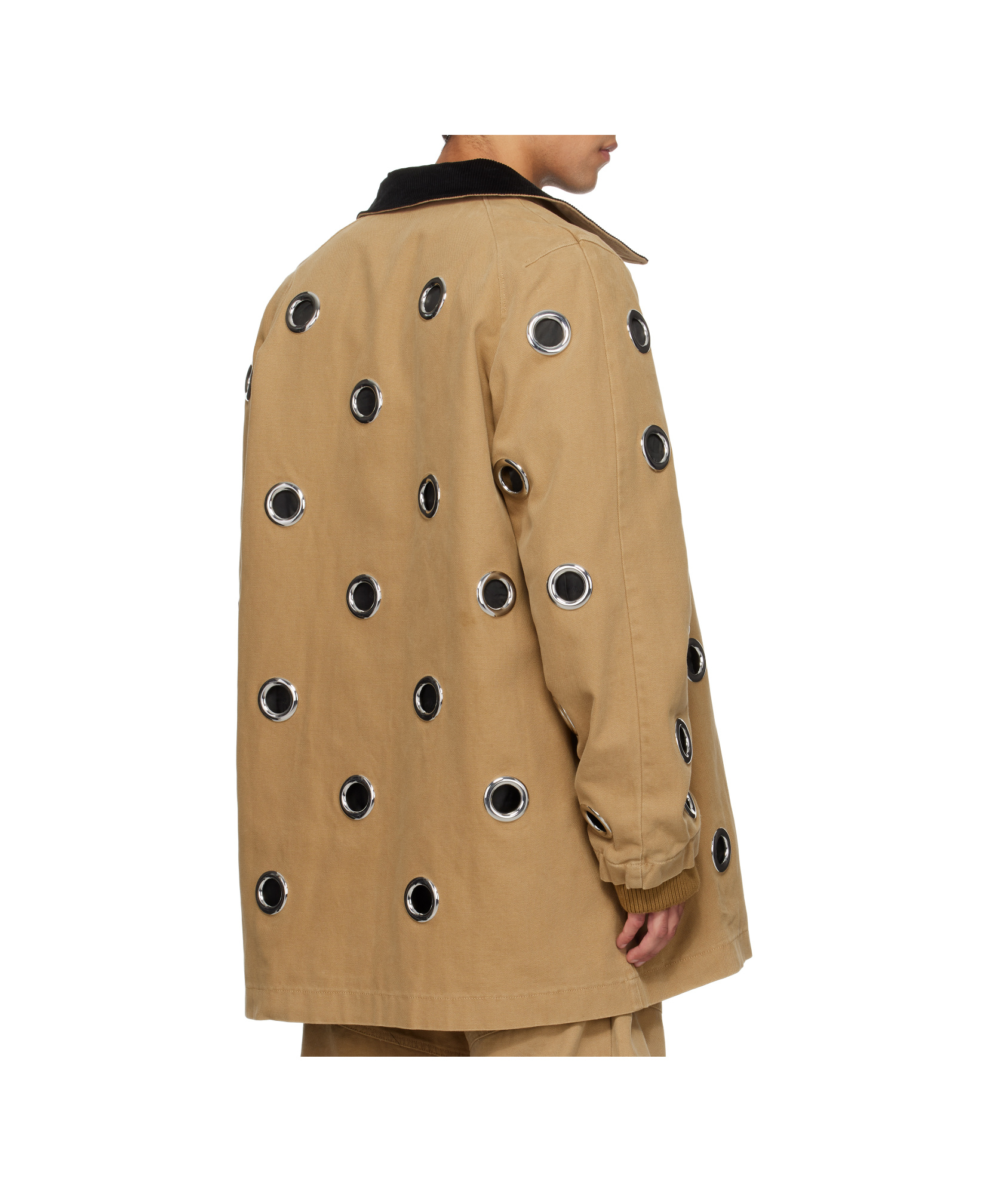 Egonlab Beige Barbour Jacket In Brown
