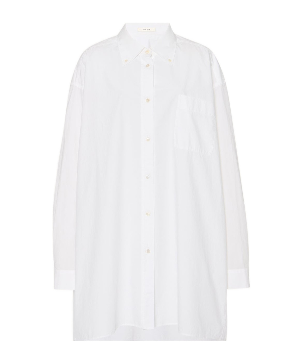 The Row Oversized Button-up Shirt In White