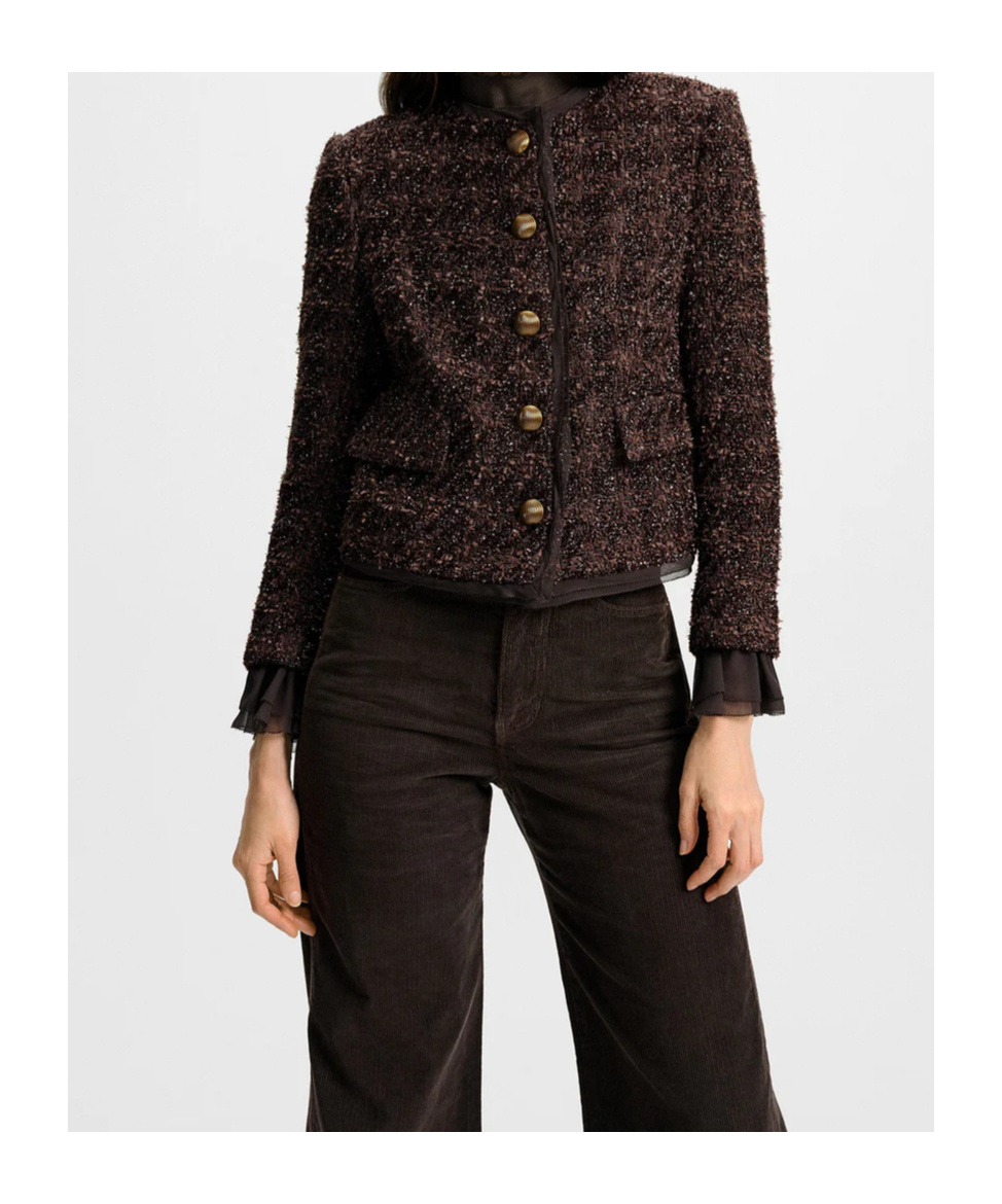 Veronica Beard Coll Jackets Brown In Black