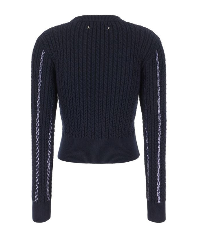 Golden Goose Women's Sweater Sequin In Black