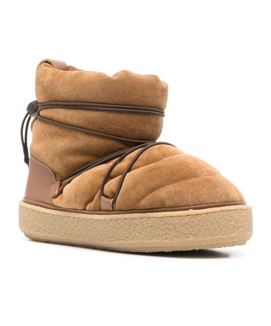 Isabel Marant Heta Suede Ankle Boots In Brown
