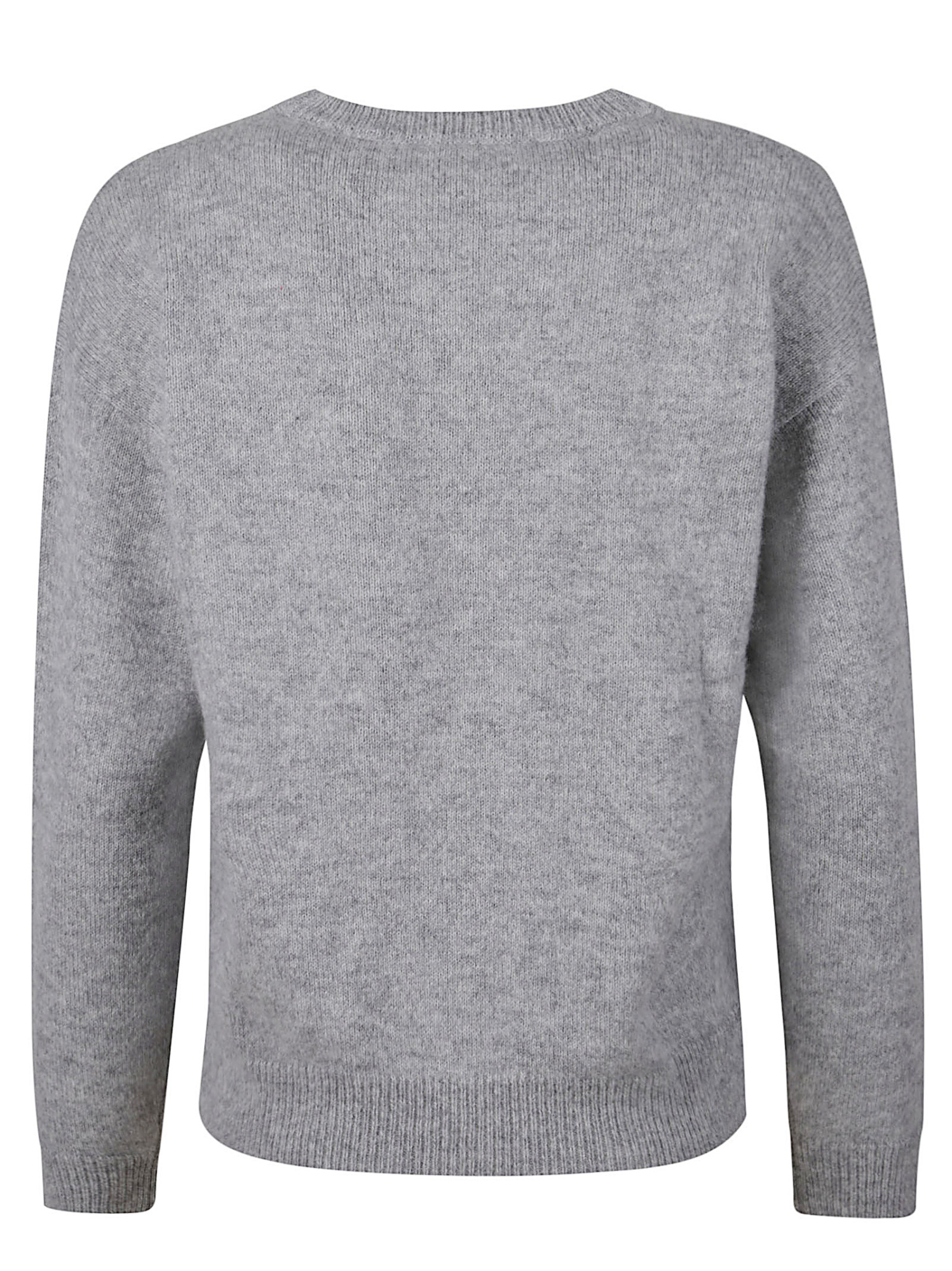 Peserico Argyle Embellished Sweater In Gray