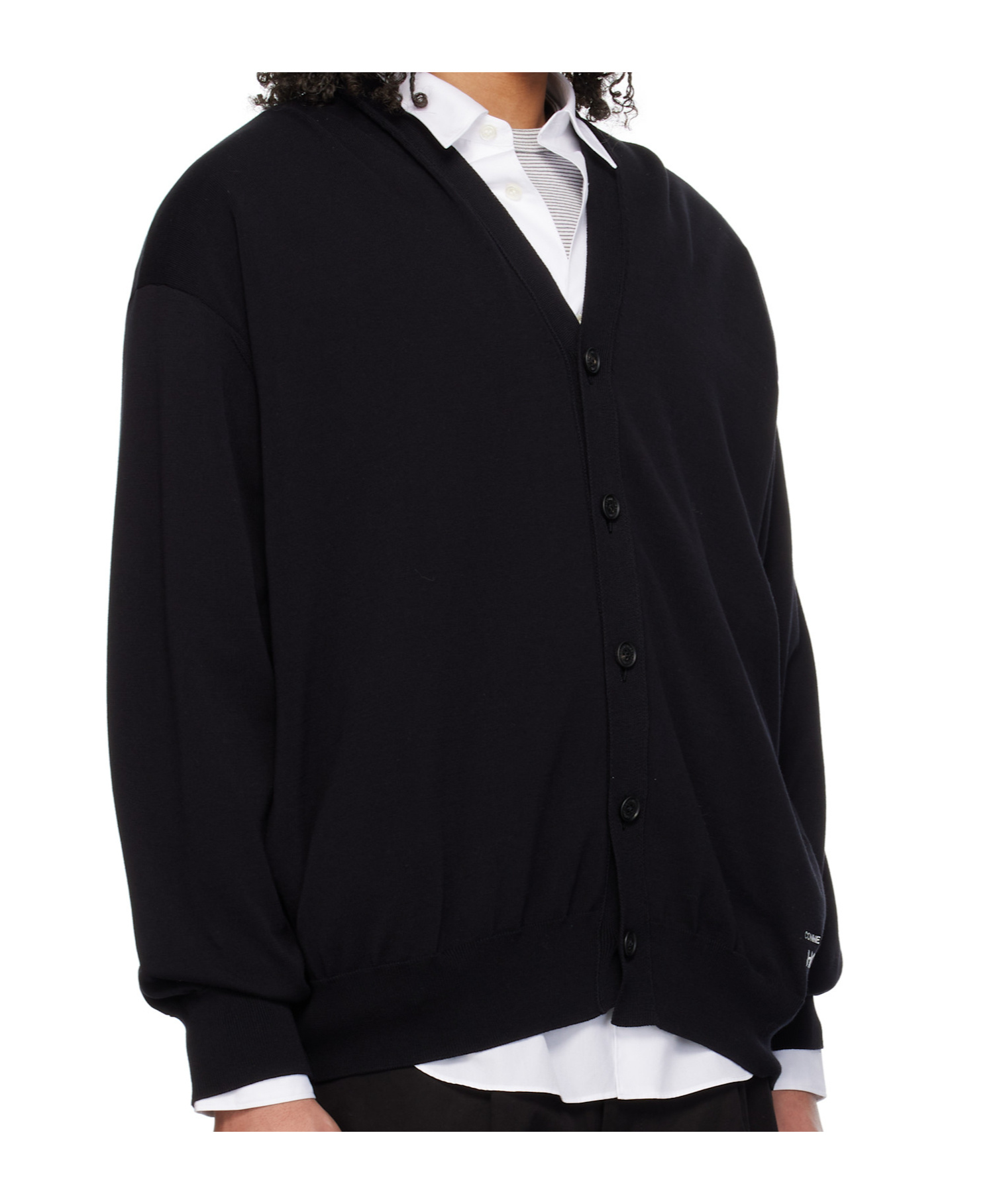 Comme Des Garçons V-neck Cardigan