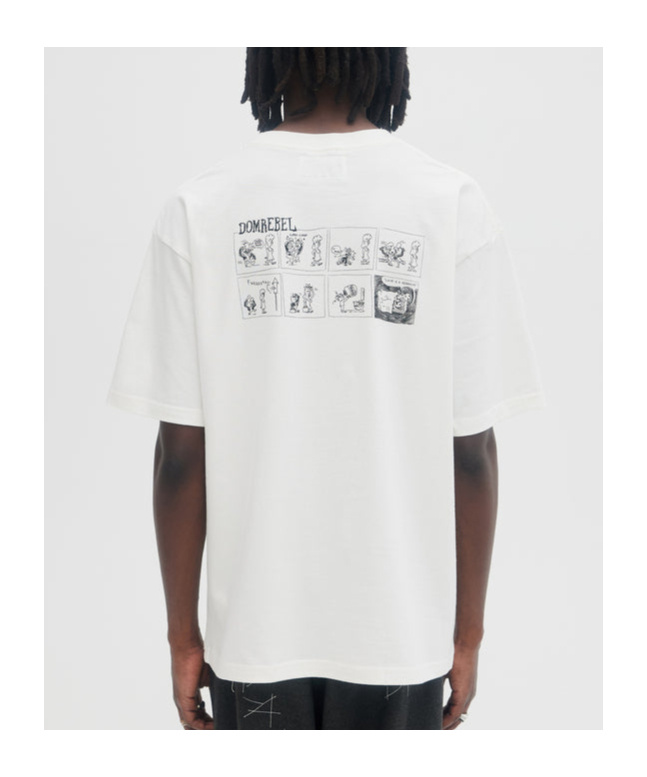 Domrebel Short-sleeved T-shirt In White
