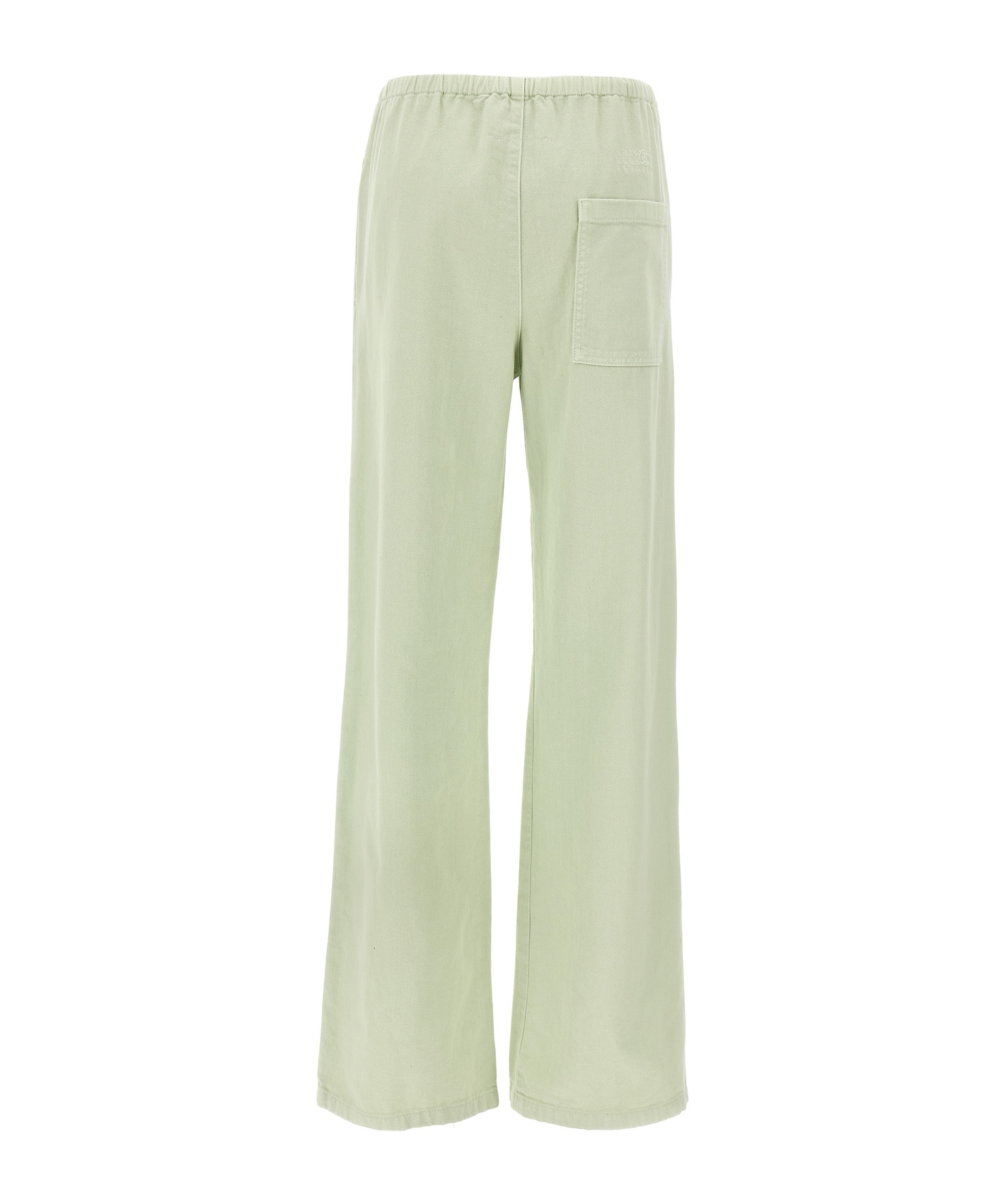 Shop Mm6 Maison Margiela Cotton Trousers In Green