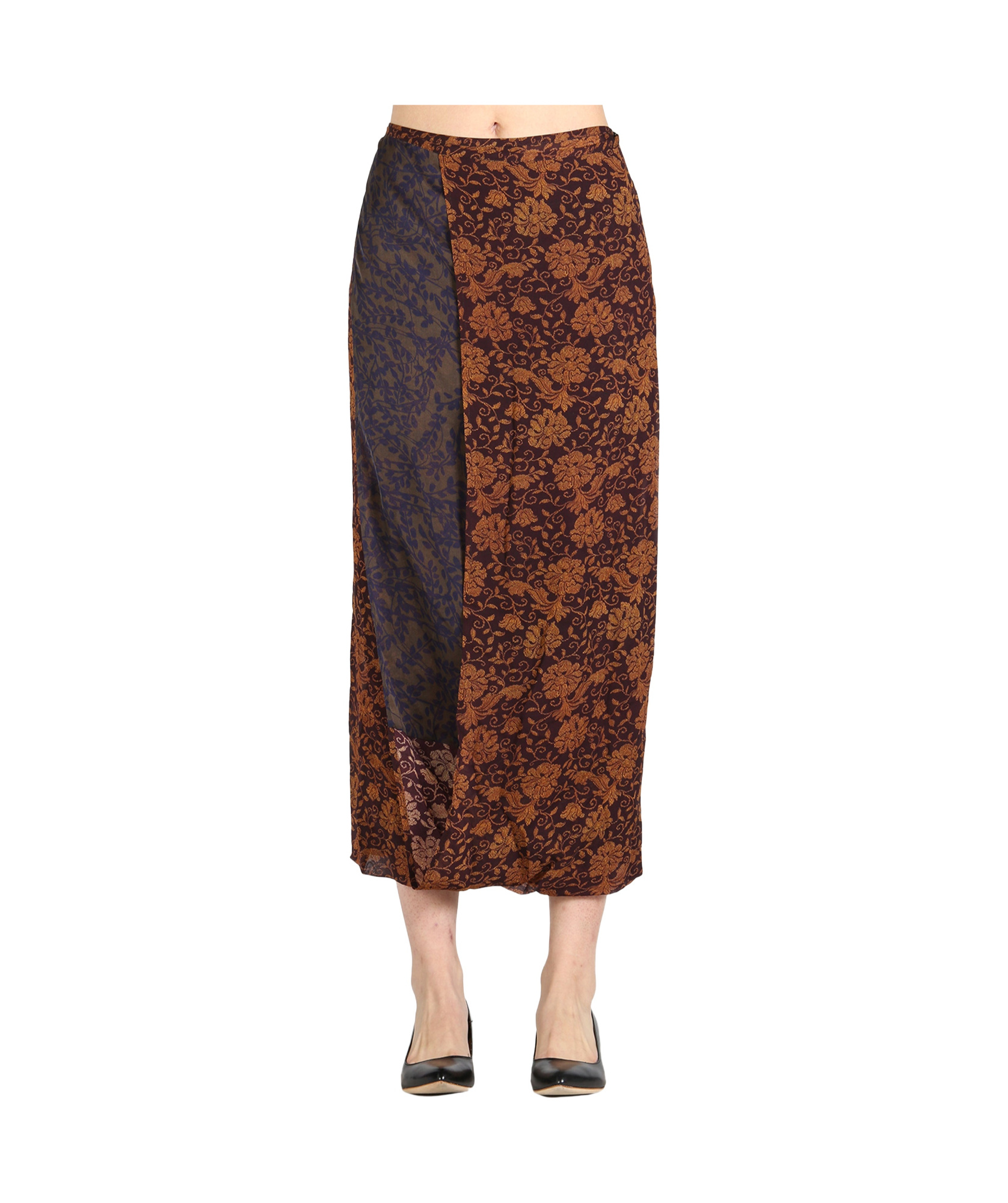 DRIES VAN NOTEN PRINTED SKIRT