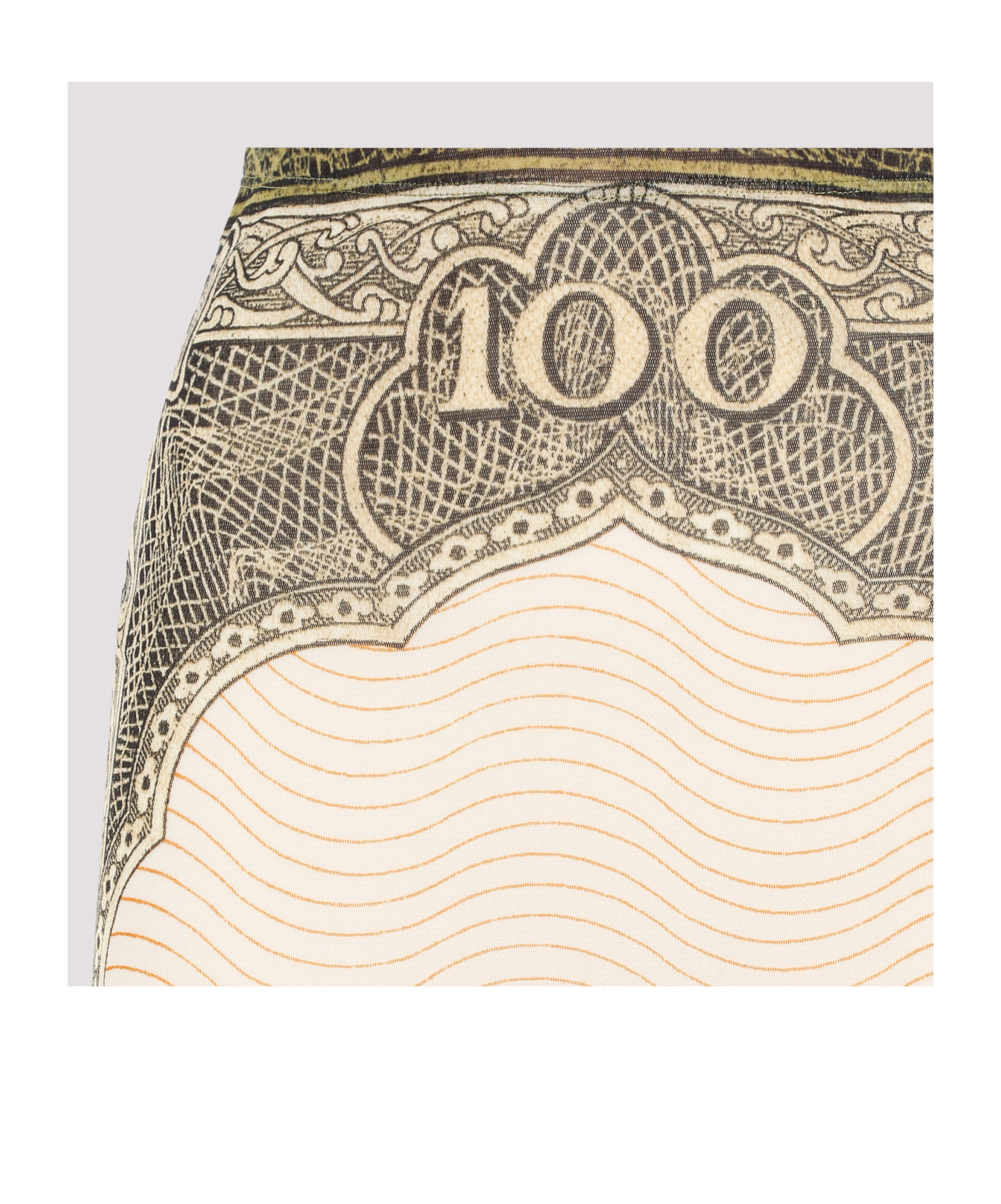 Jean Paul Gaultier Printed Maxi Skirt In Multicolor