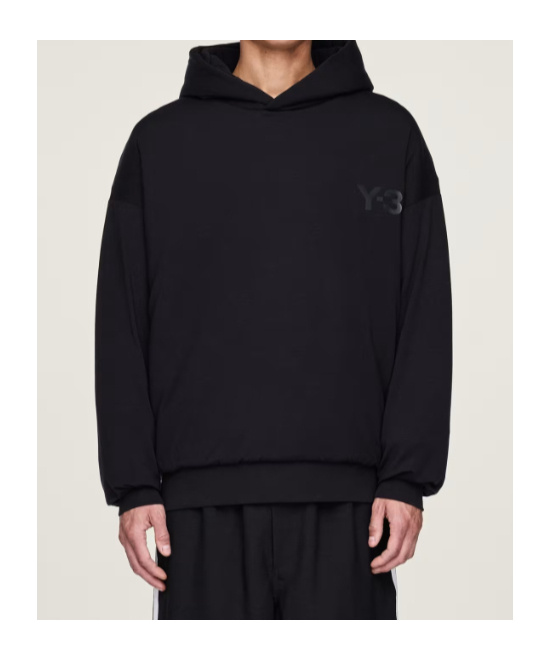Y-3 Padded Hoodie With Hood And Long Sleeves In Black