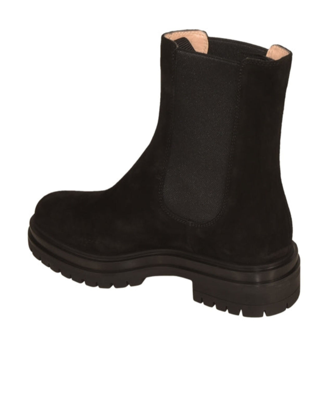 Gianvito Rossi Round Toe Ankle Boots In Black