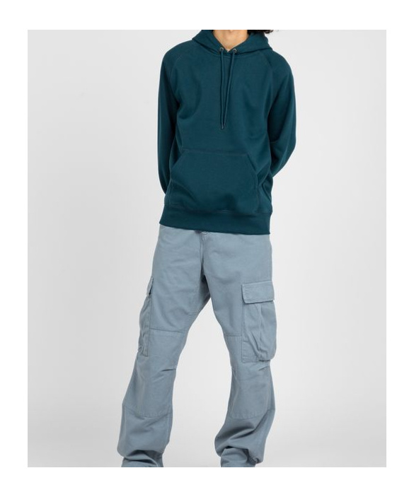 Carhartt Wip Chase Drawstring Hoodie In Blue