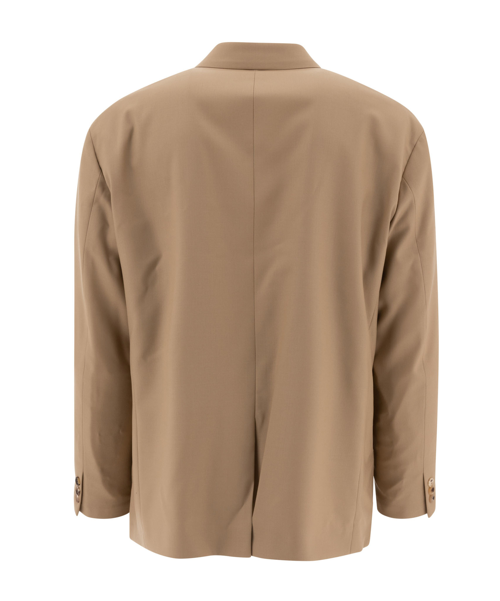 Comme Des Garçons Homme Plus Single-breasted Oversized Blazer In Brown