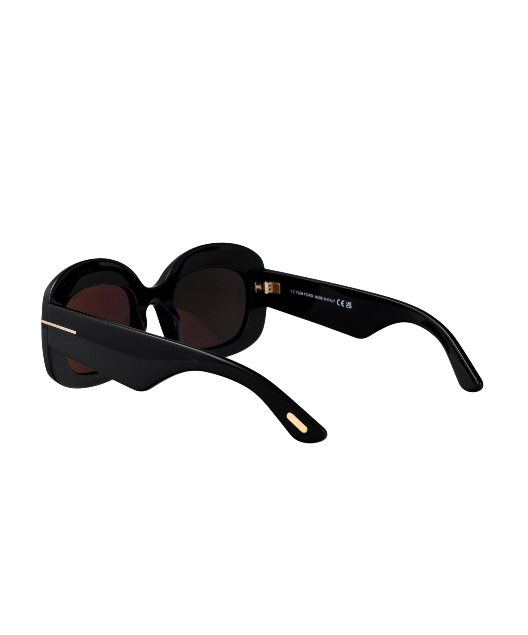 Tom Ford Eyewear Rectangle-frame Sunglasses In Black