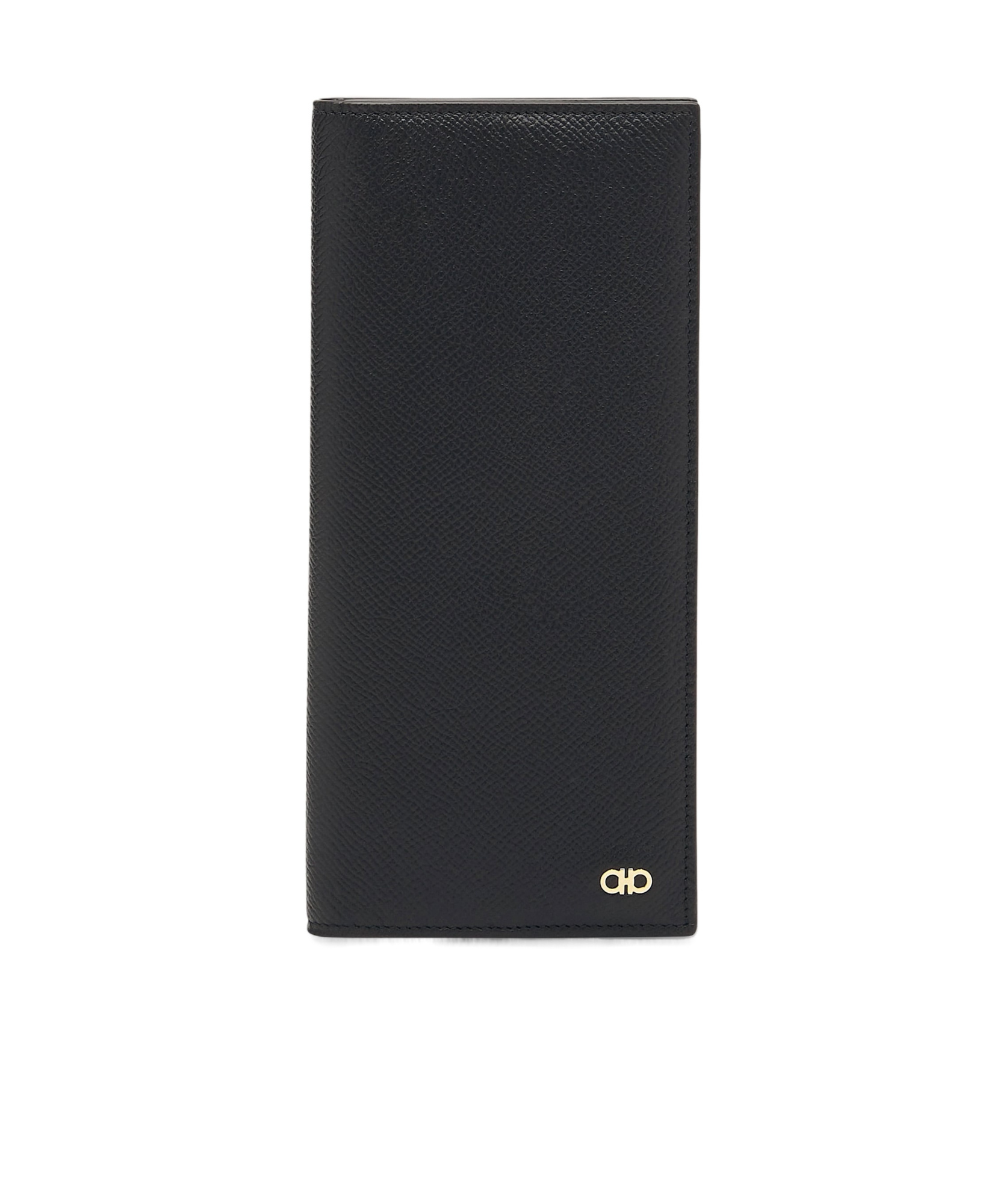 Ferragamo Gancini Detail Wallet In Black