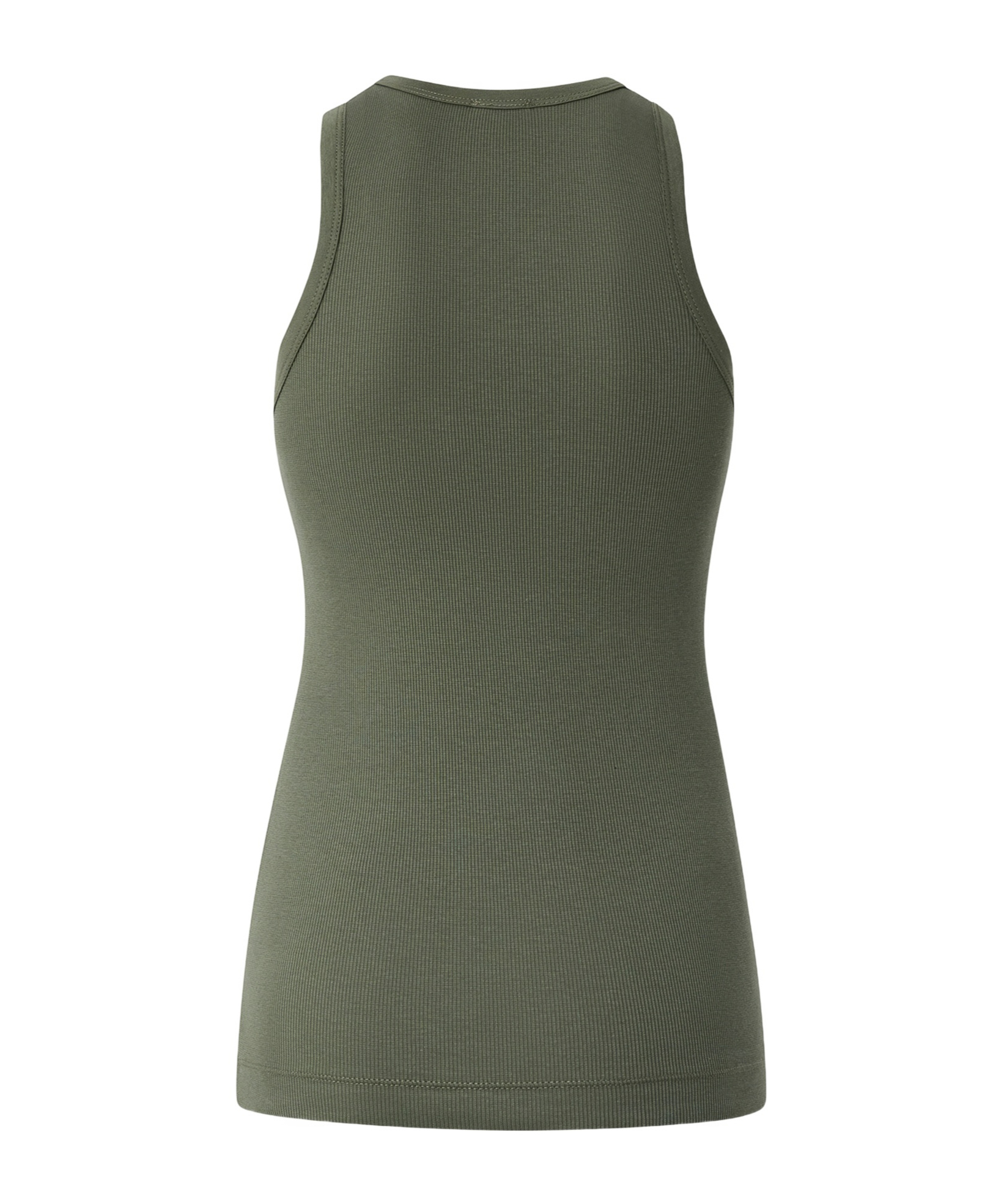 Shop Pinko Logo-embroidered Tank Top In Green