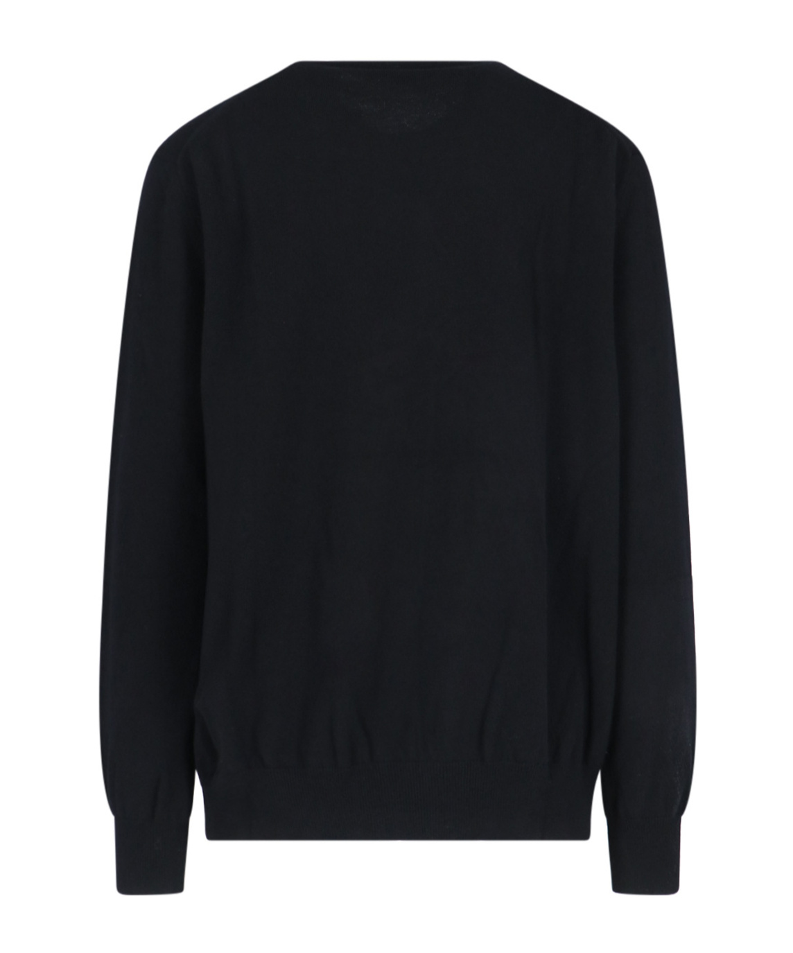 Comme Des Garçons Round Neck Sweater In Black