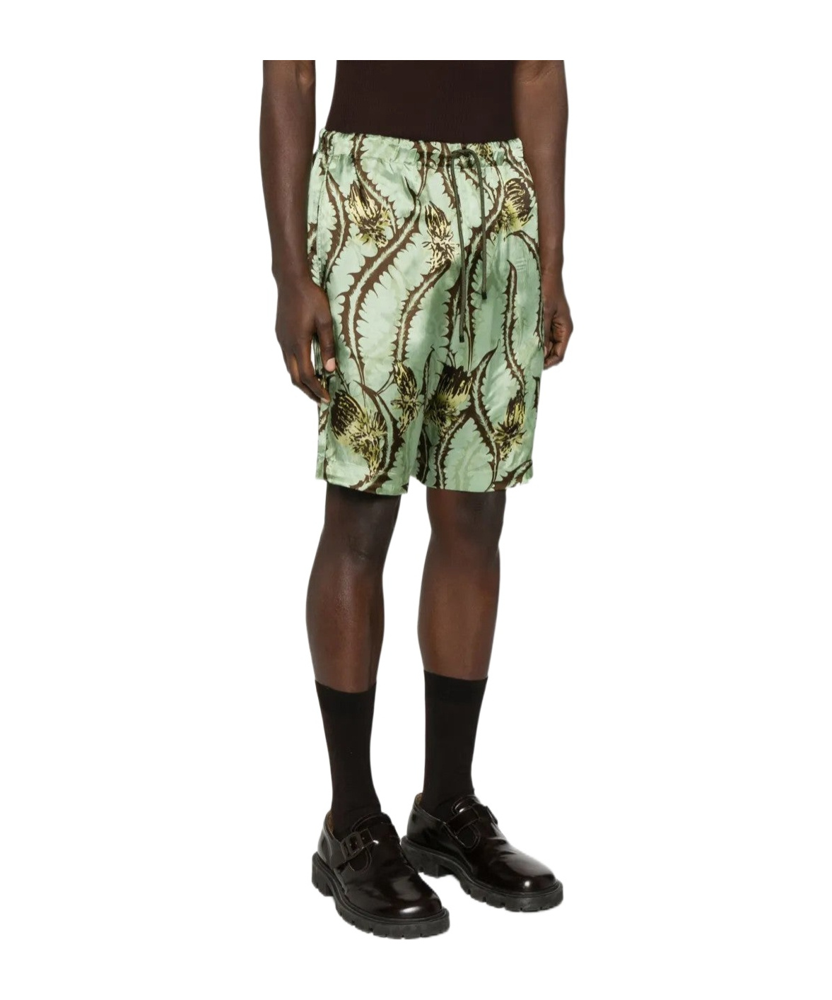 Dries Van Noten Elastic Waist Shorts
