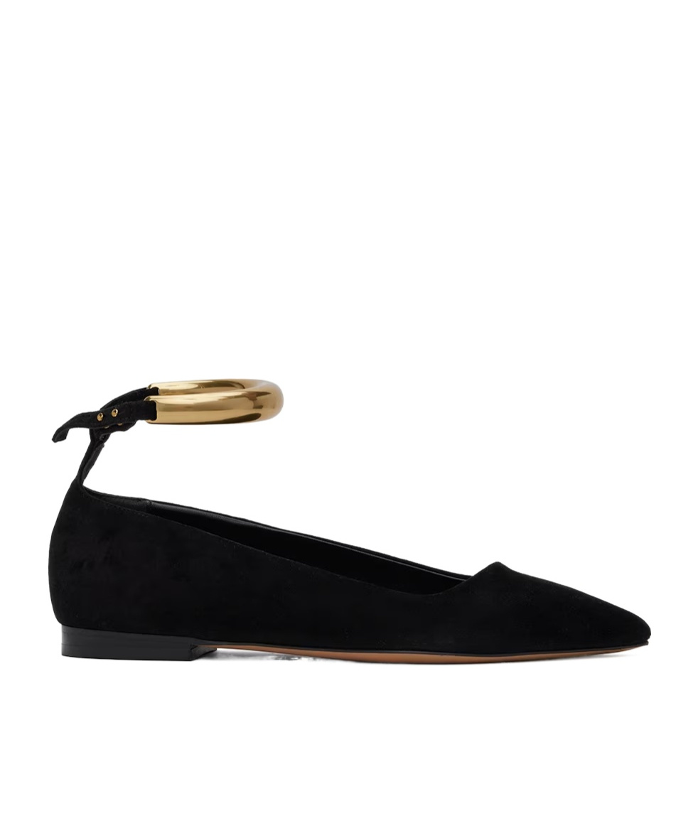 Isabel Marant Leanor Ballet Flats In Black