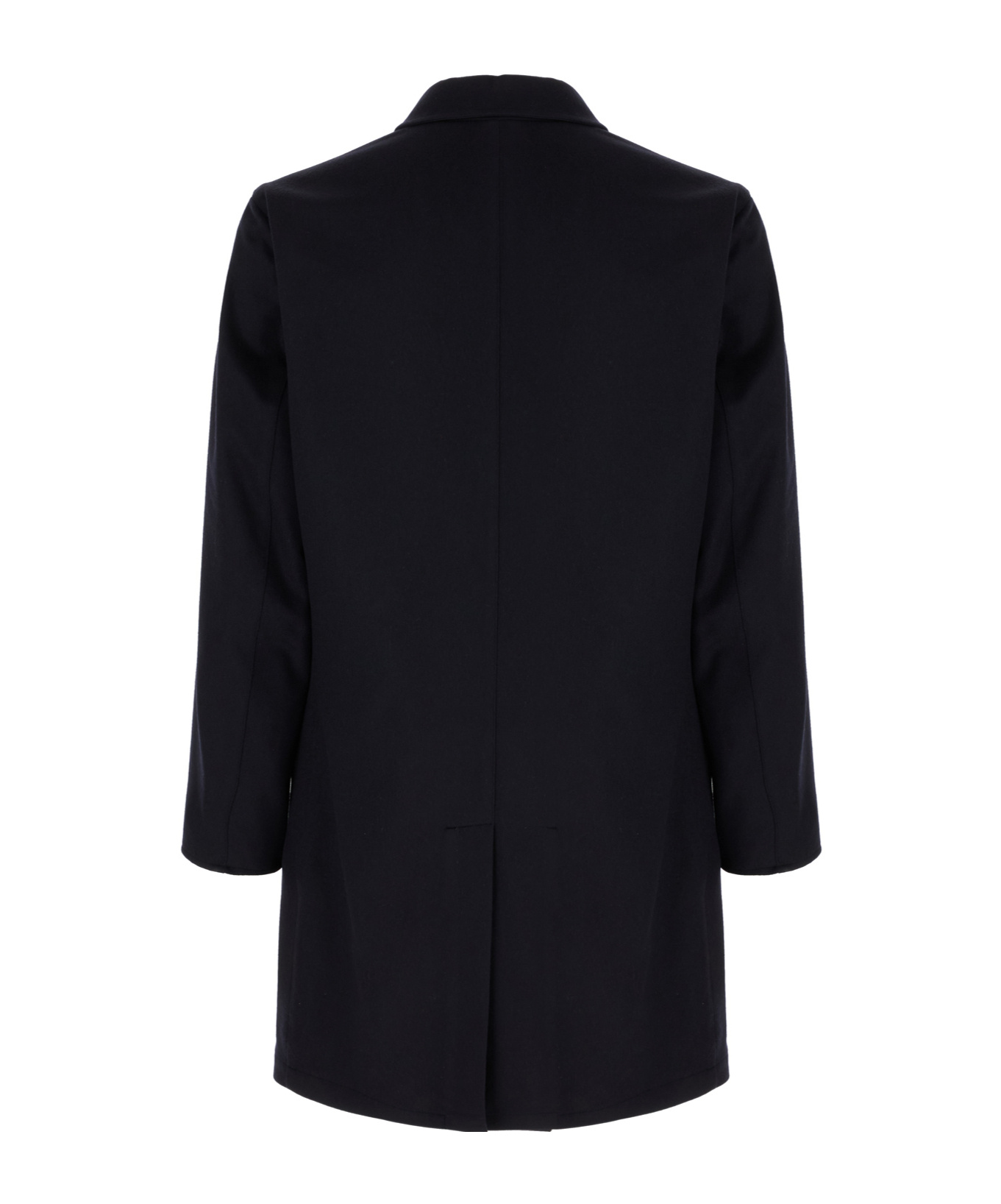 Kired Single-breasted Reversible Coat In Blue