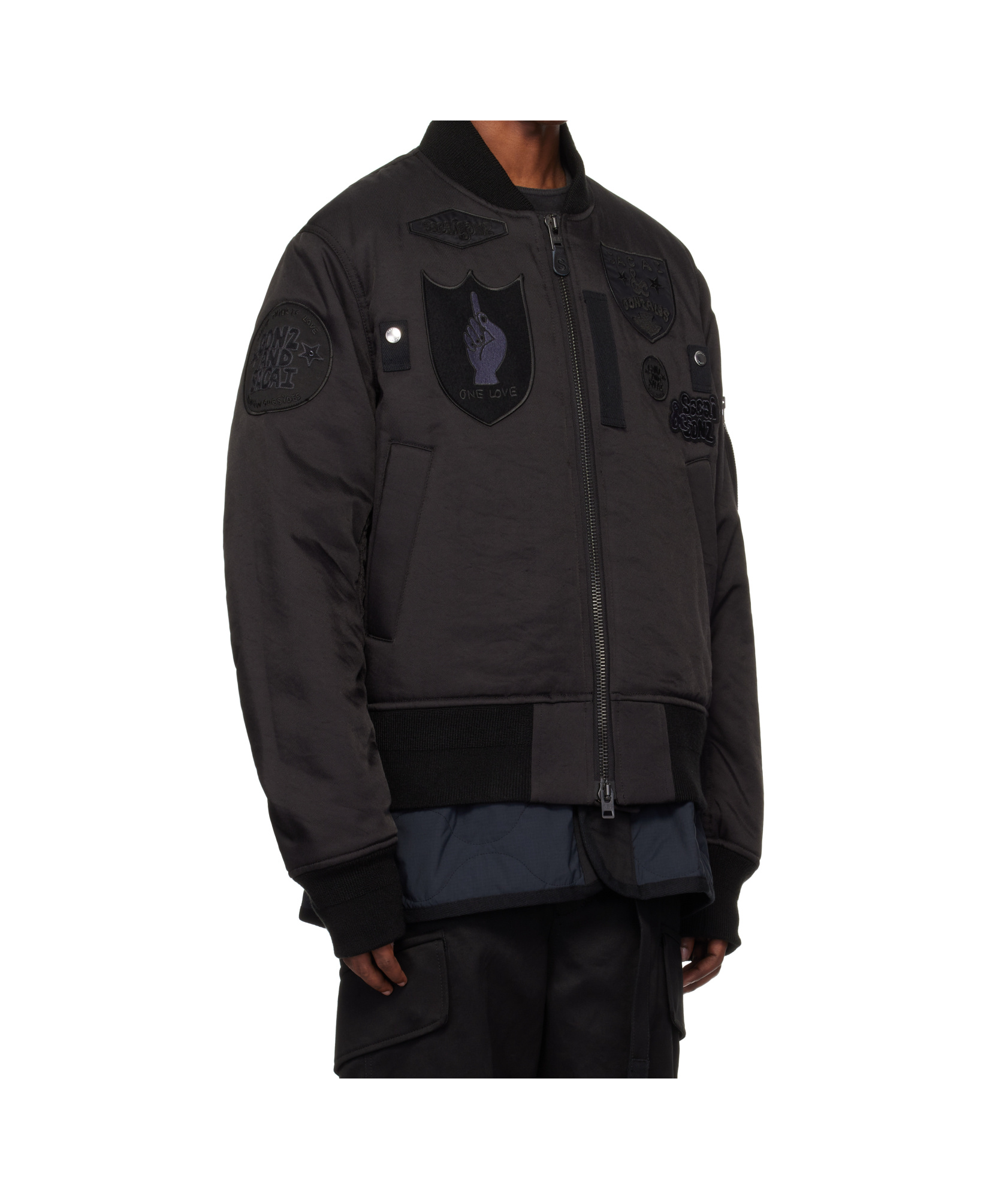 Sacai X Spiewak X Gonz Casual Jacket In Black