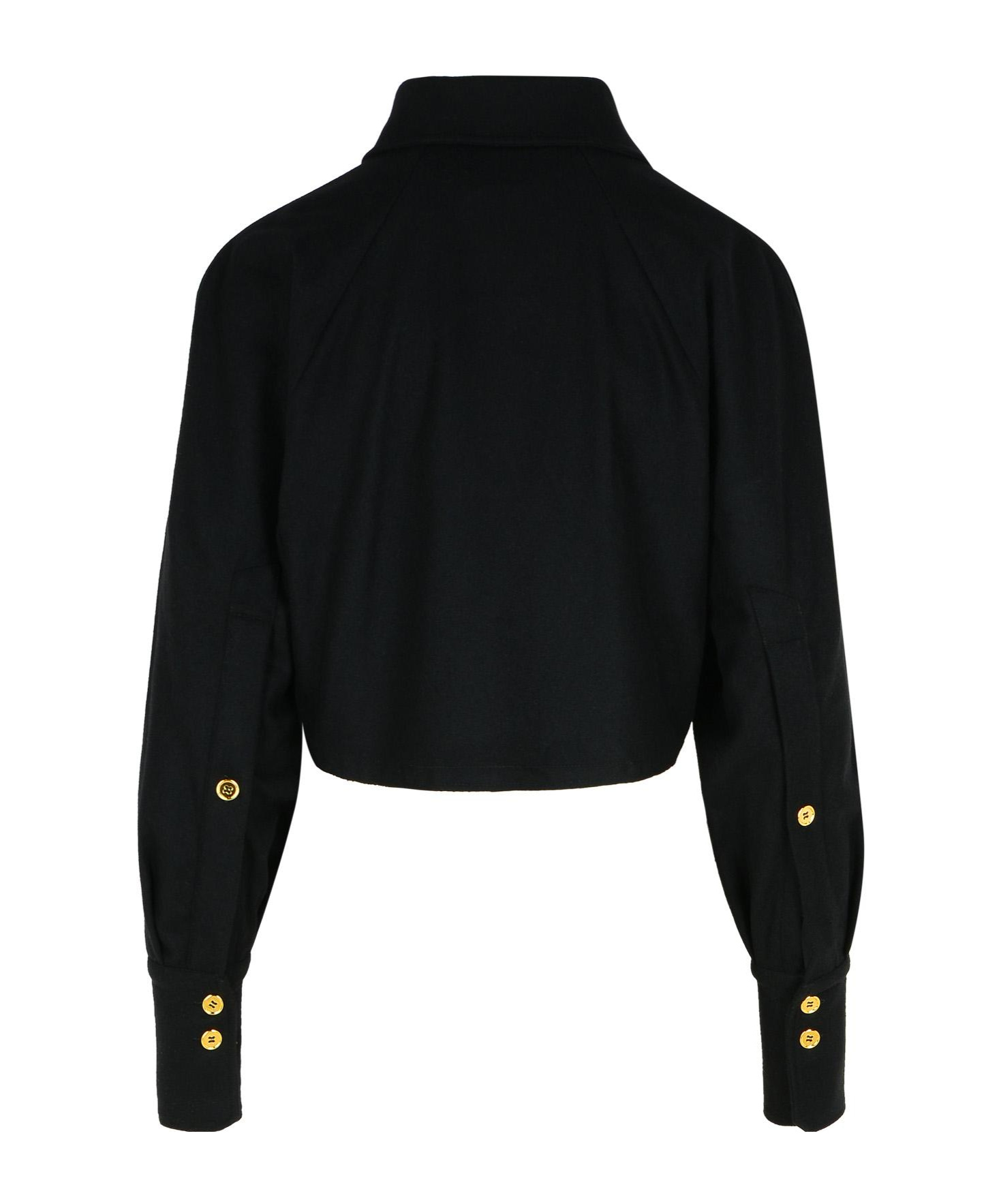 Patou Cropped Shirt In Black
