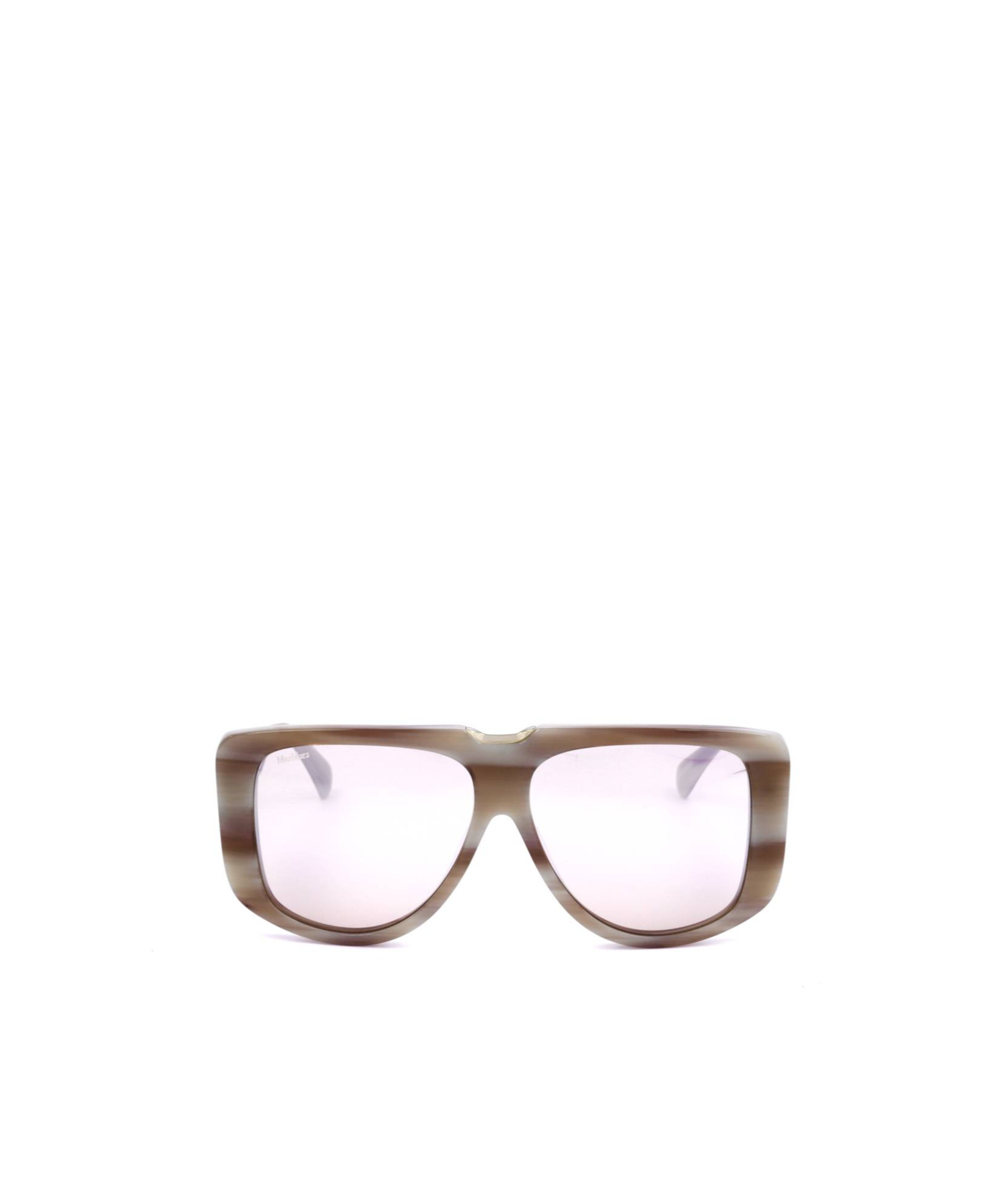 Max Mara Full Frame Sunglasses In White