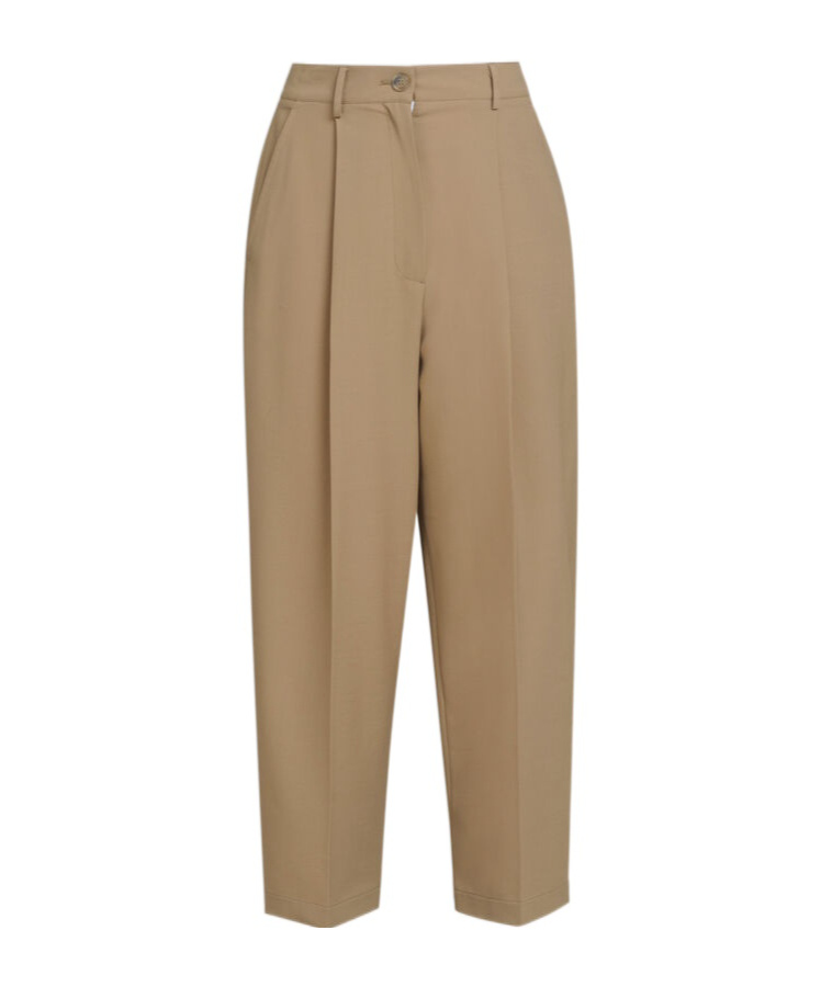 Marni Women's Wide Leg Trousers In Brown