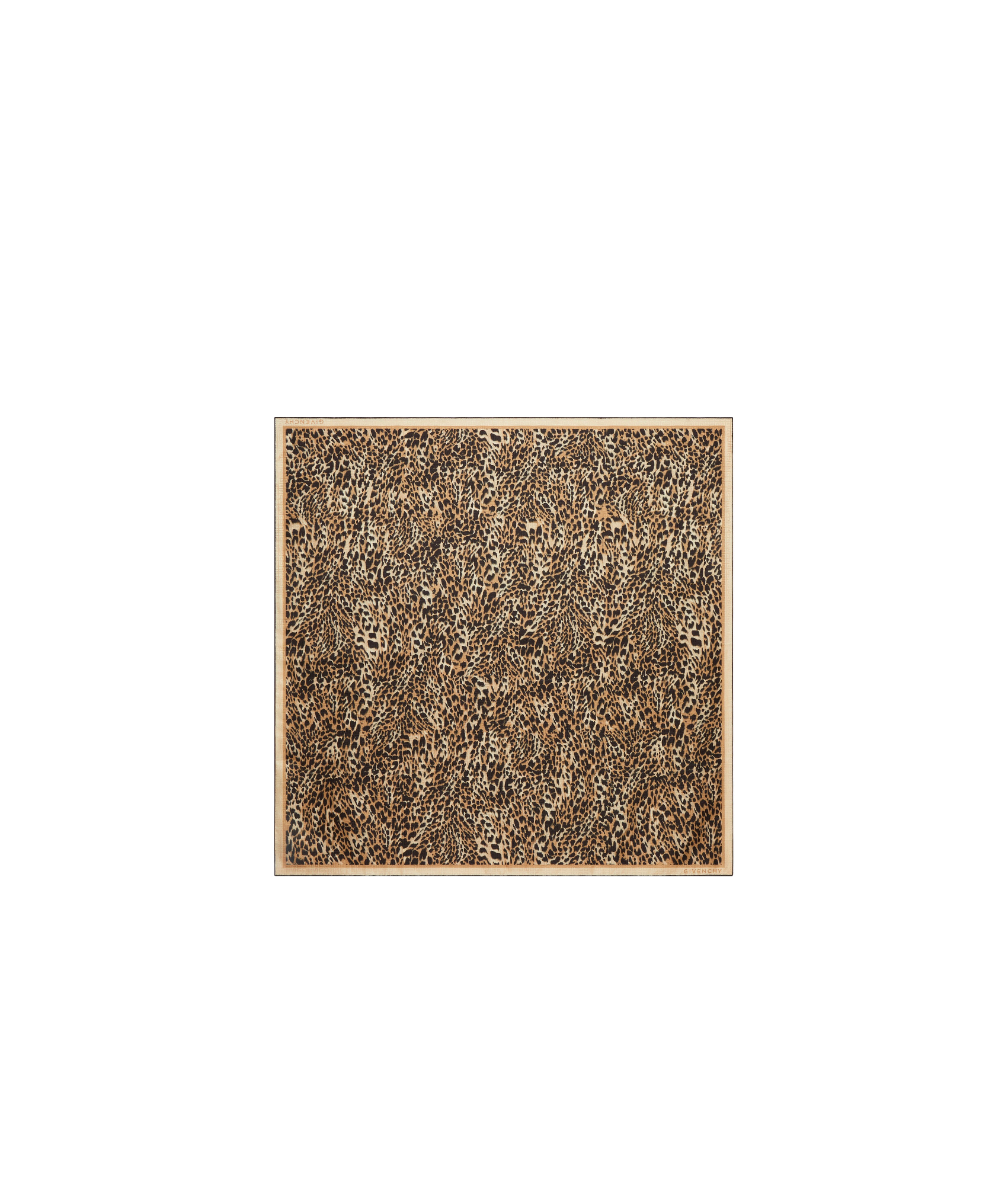 GIVENCHY PRINTED SQUARE IN SILK 4G JACQUARD