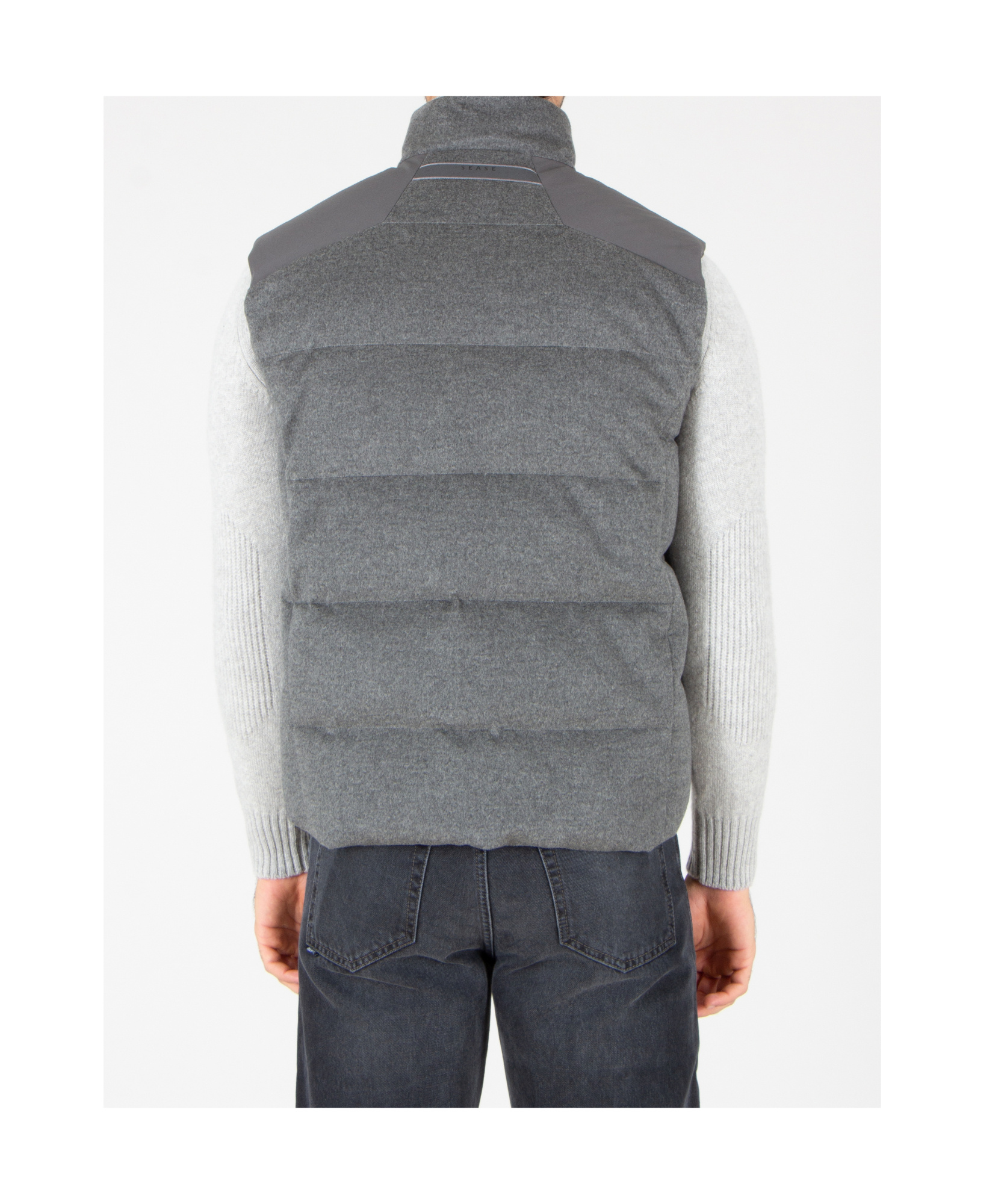 Sease Cashmere Gilet In Gray