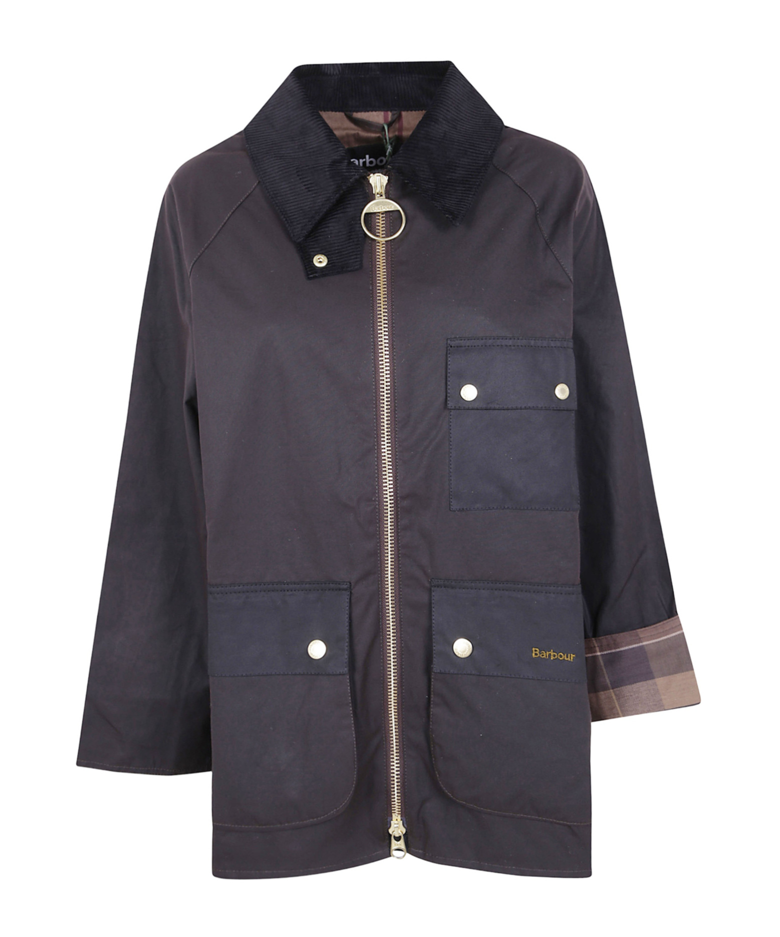 Barbour Long Sleeve Casual Jacket In Black