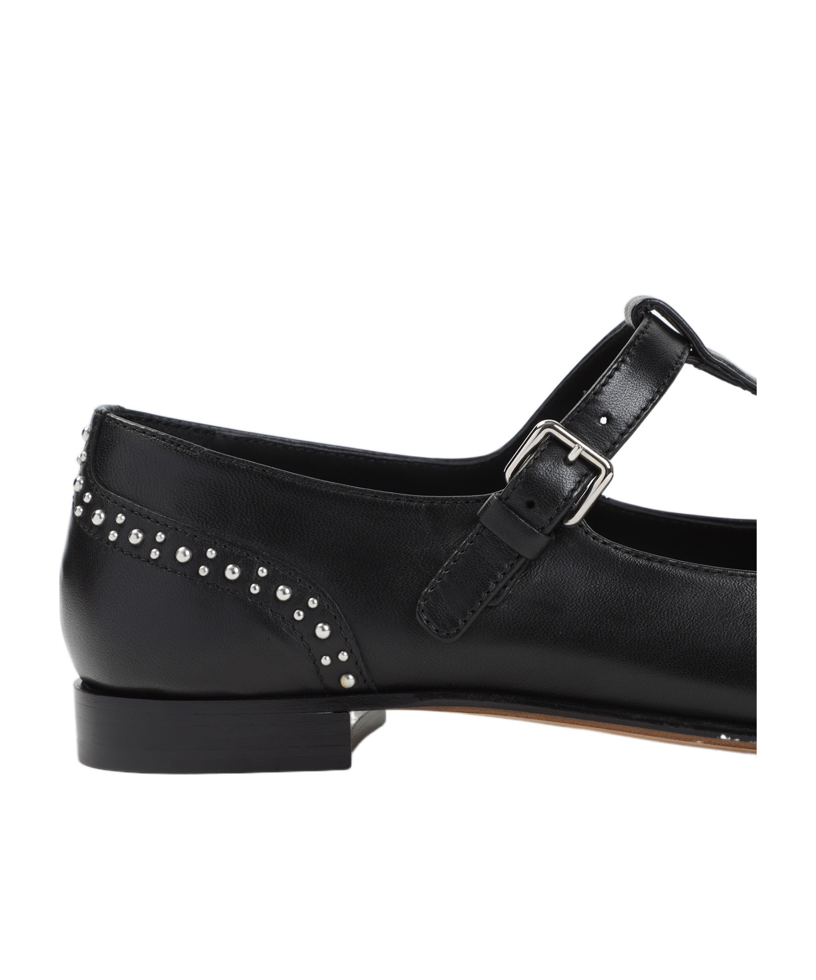 Church's Opal Studded Leather Mary Jane Brogues In Black