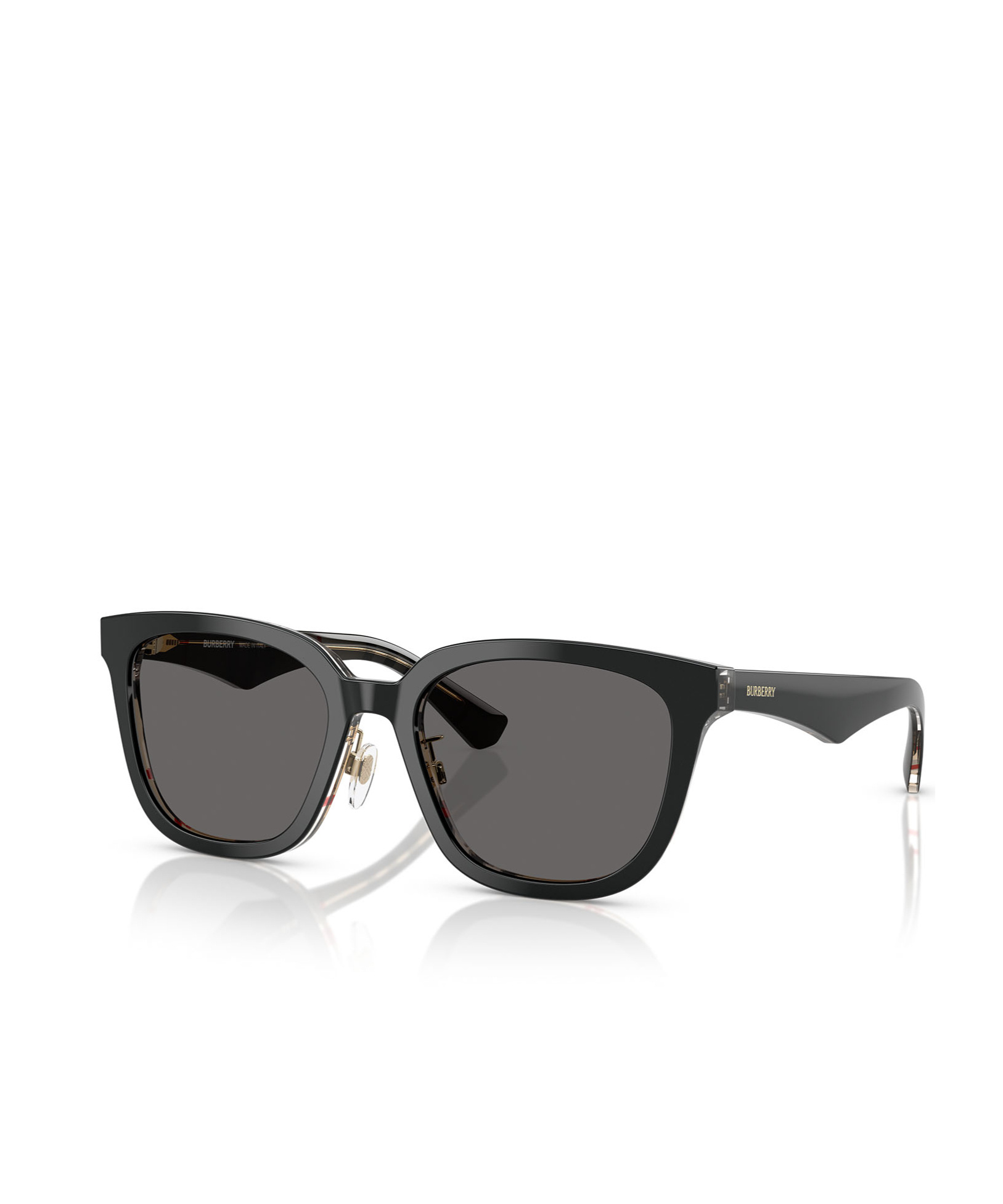 Burberry Eyewear Square Frame Sunglasses In Black