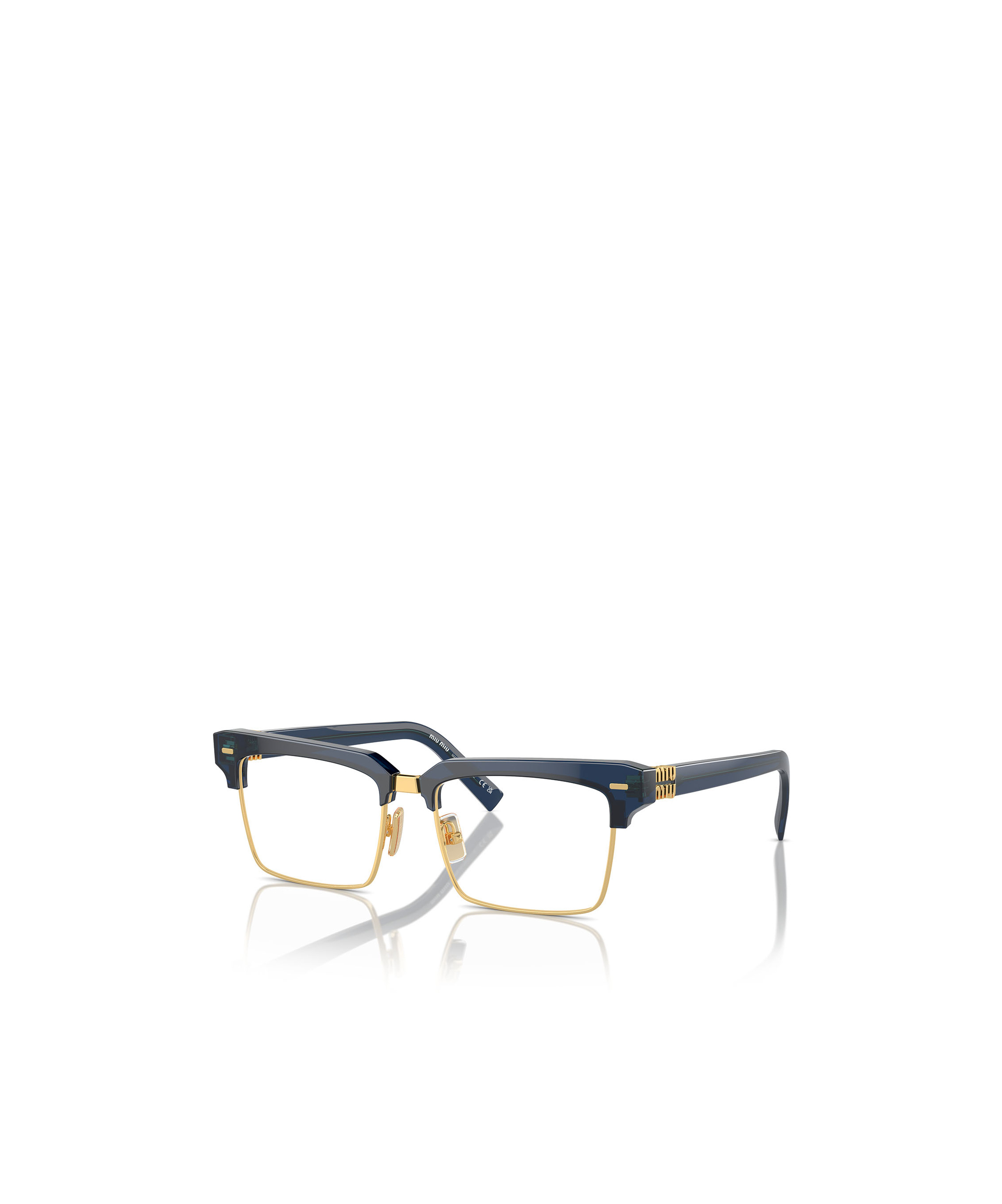 Miu Miu Rectangle-frame Glasses In Multicolor