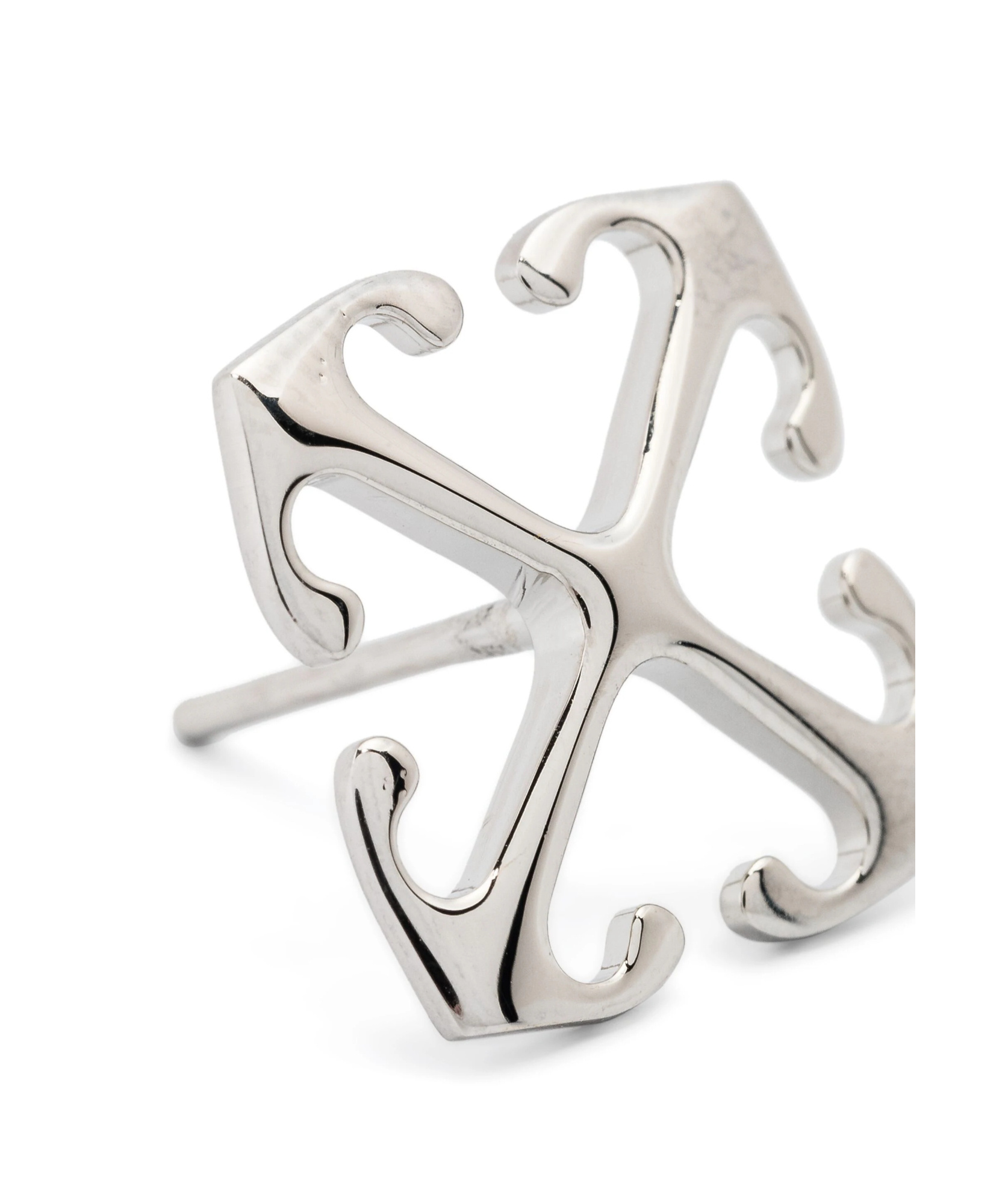 Off-white Arrow Mono Earring In White