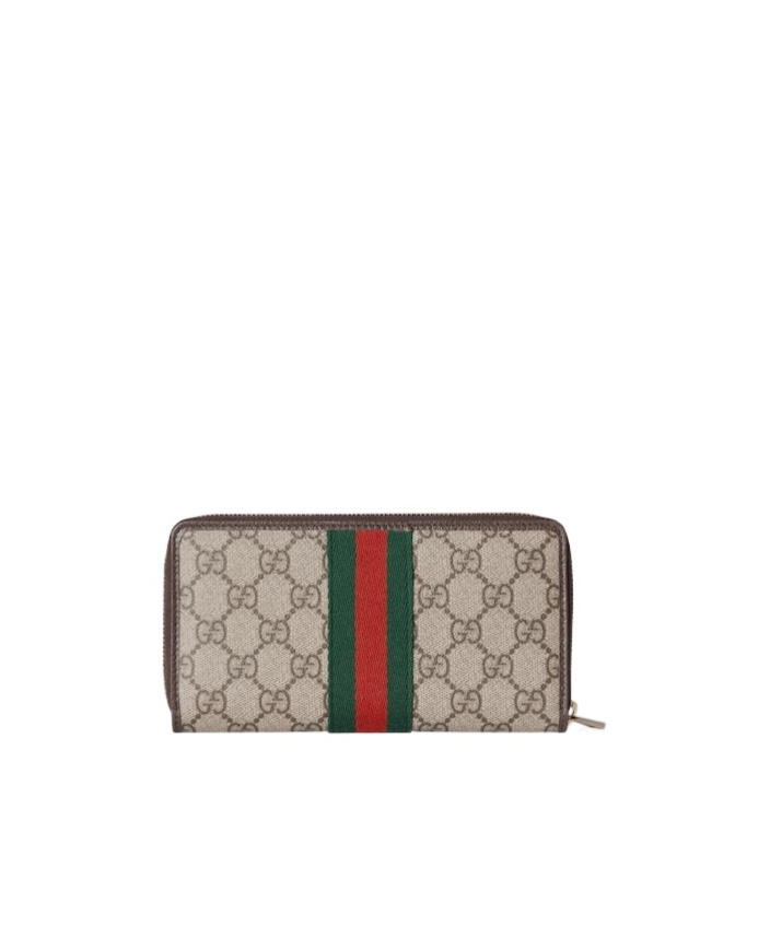 Gucci Ophidia Zip Around Wallet In Multi