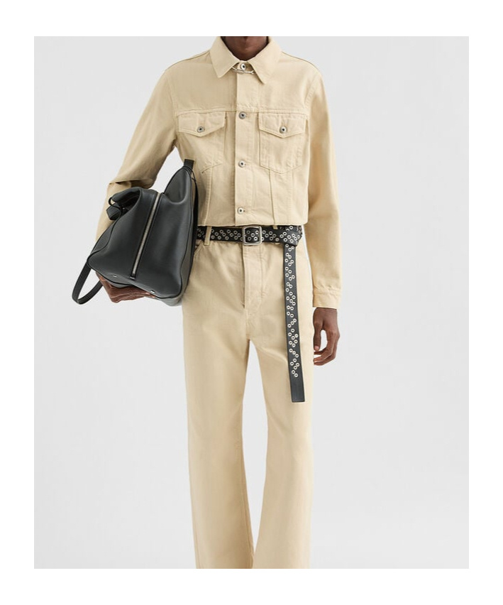 Jil Sander Denim Jacket In Brown