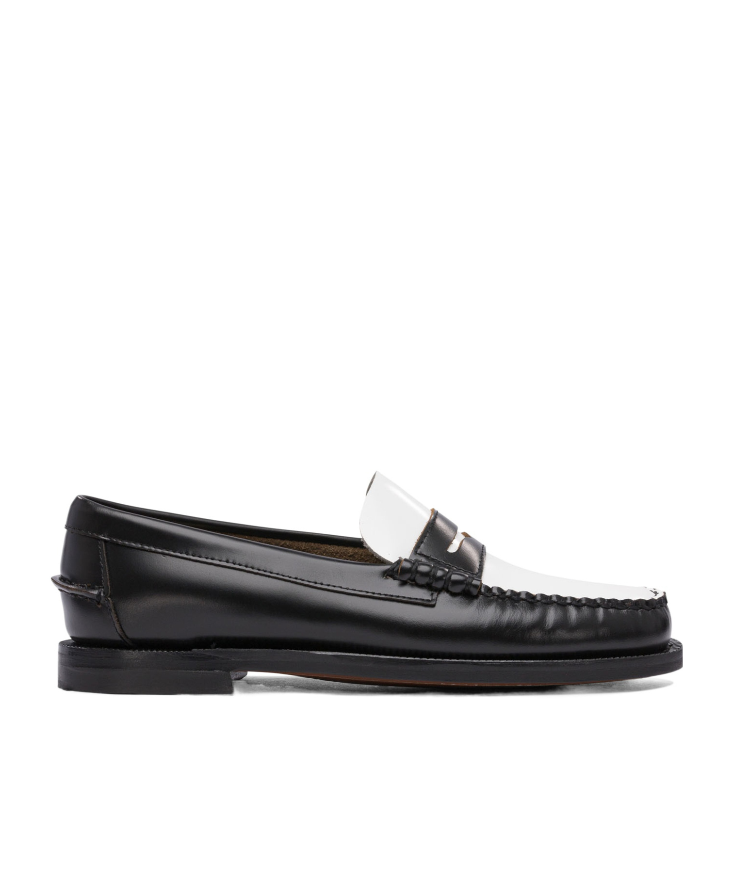 Sebago Two-tone Leather Loafers In Multi