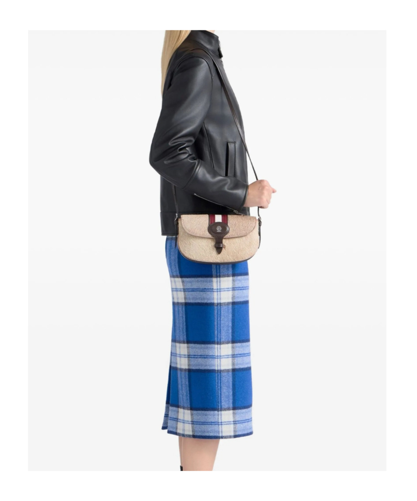 Bally Small Flap Shoulder Bag In Neutral