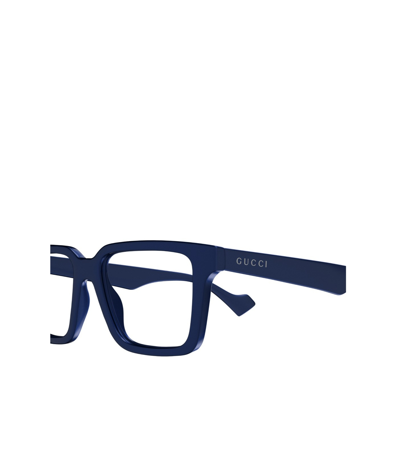 Gucci Rectangle-frame Glasses In Blue