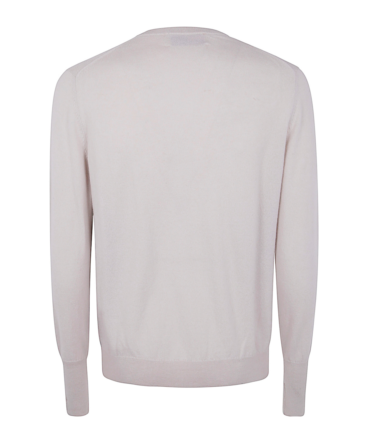 Ballantyne V Neck Pullover In White