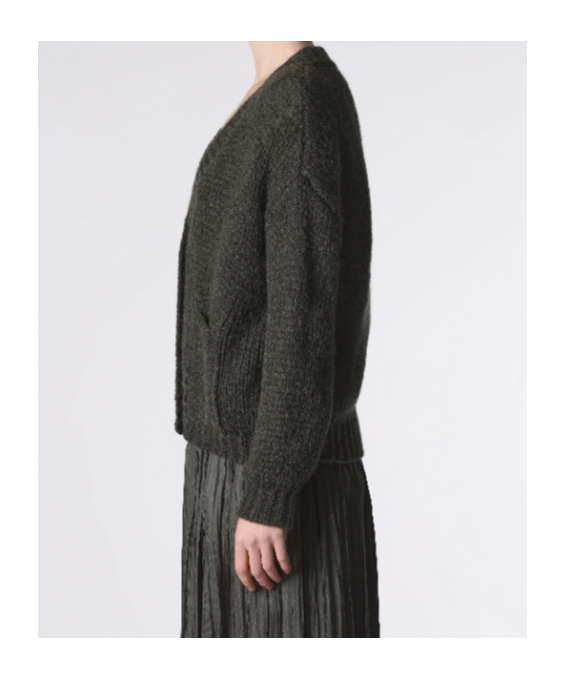 Roberto Collina Button Long-sleeved Sweater In Animal Print