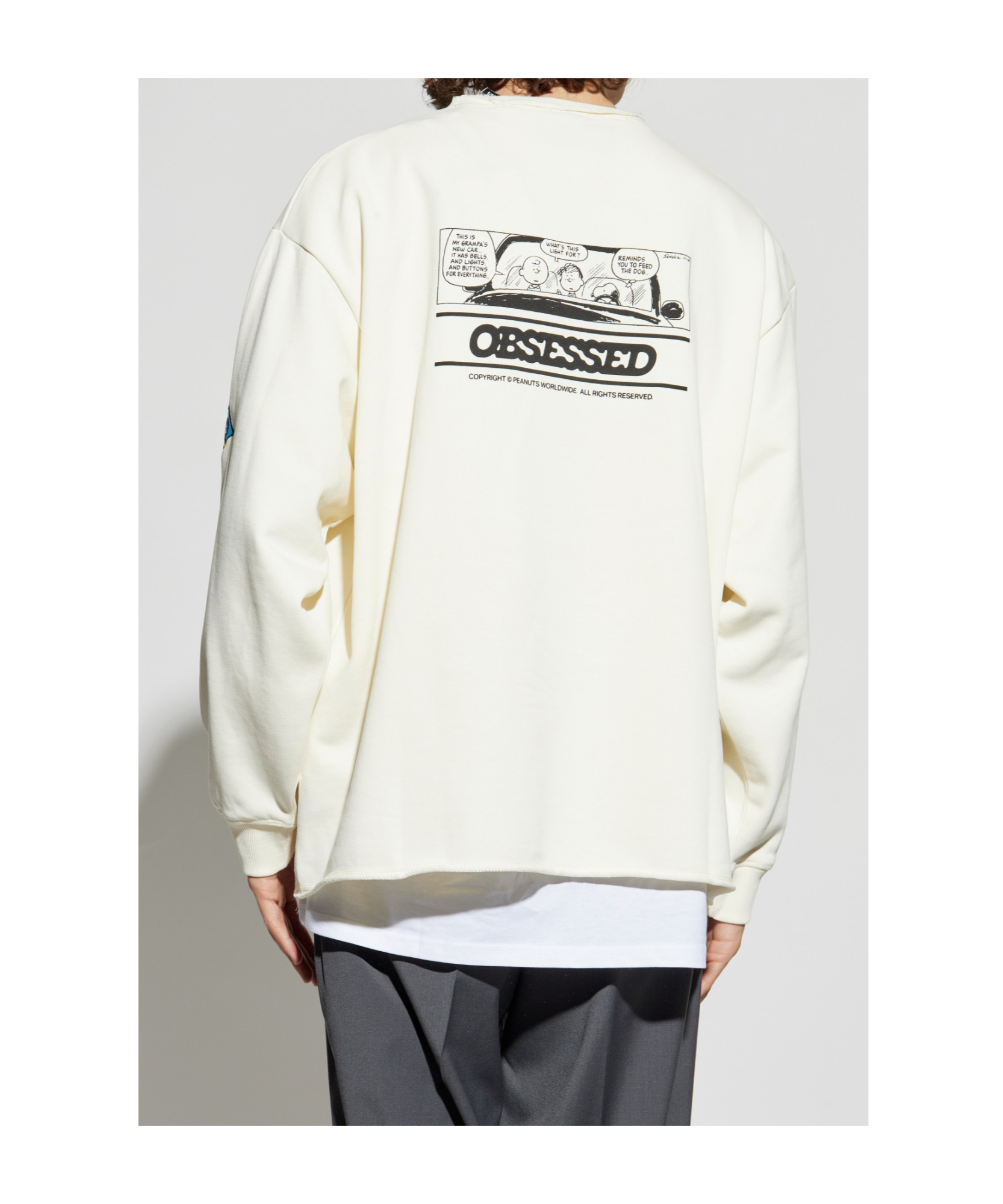 Iceberg Crew Neck Printed Sweatshirt In Neutral