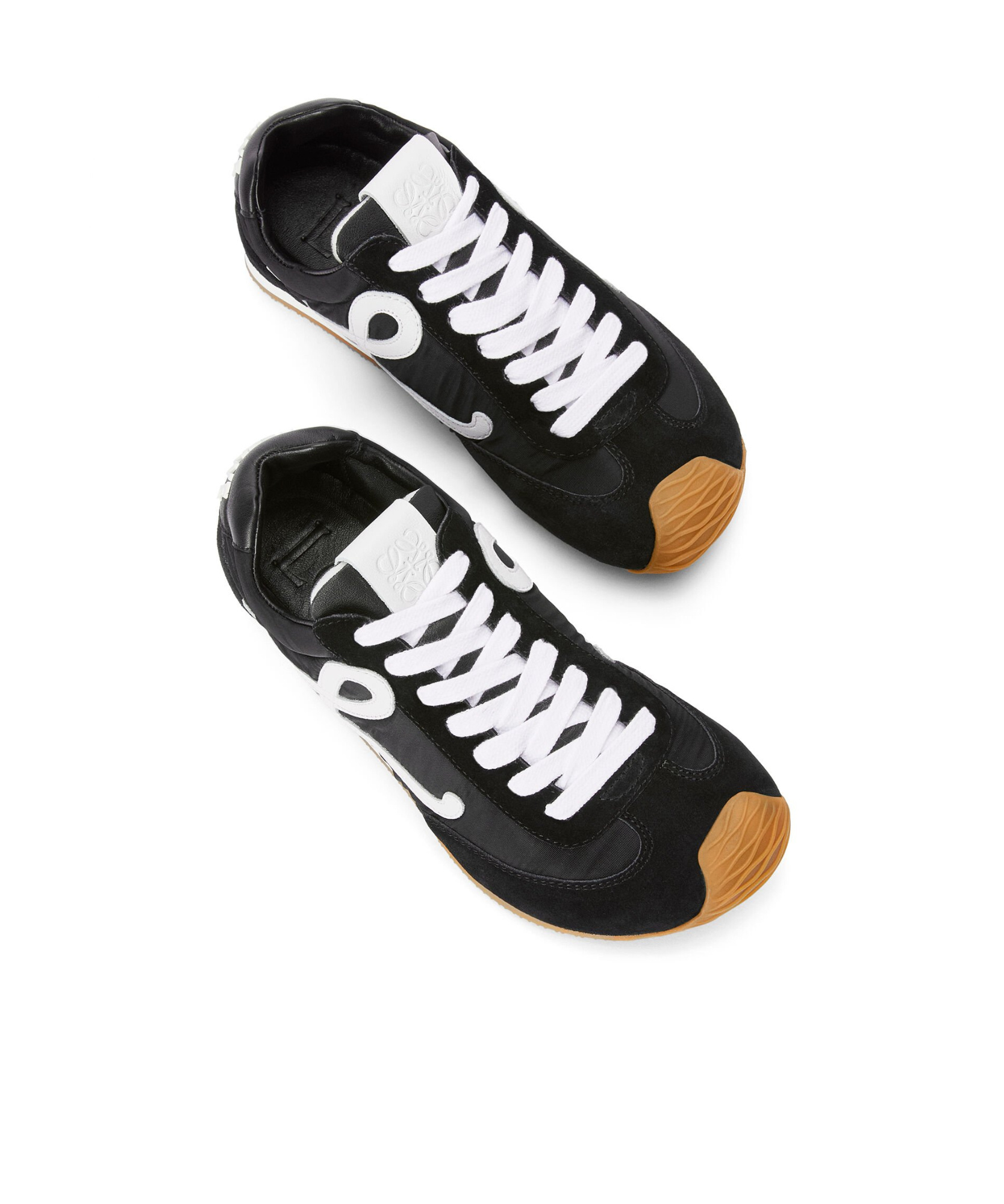Loewe Black And White Sneaker Ballet Runner 2.0 Men In Black