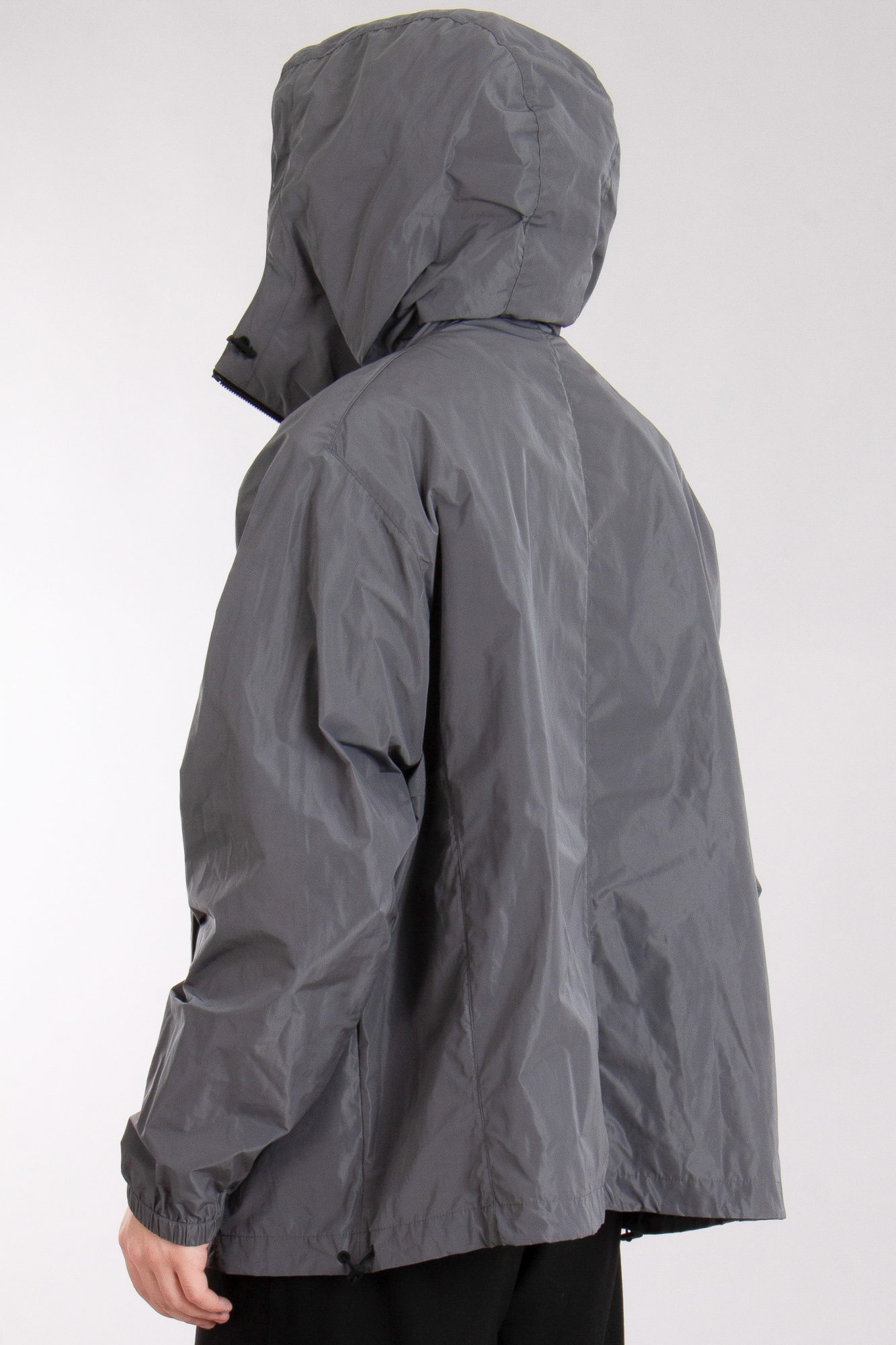 Dsquared2 Technical Fabric Urban Windbreaker In Gray